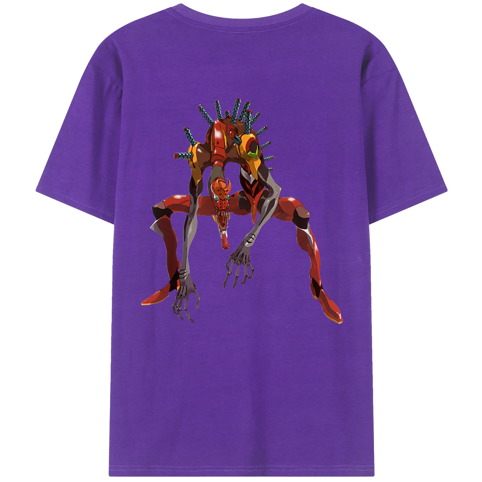 （画像用） EVA 新世紀エヴァンゲリオン 綿100％半袖Tシャツ（背面プリント）