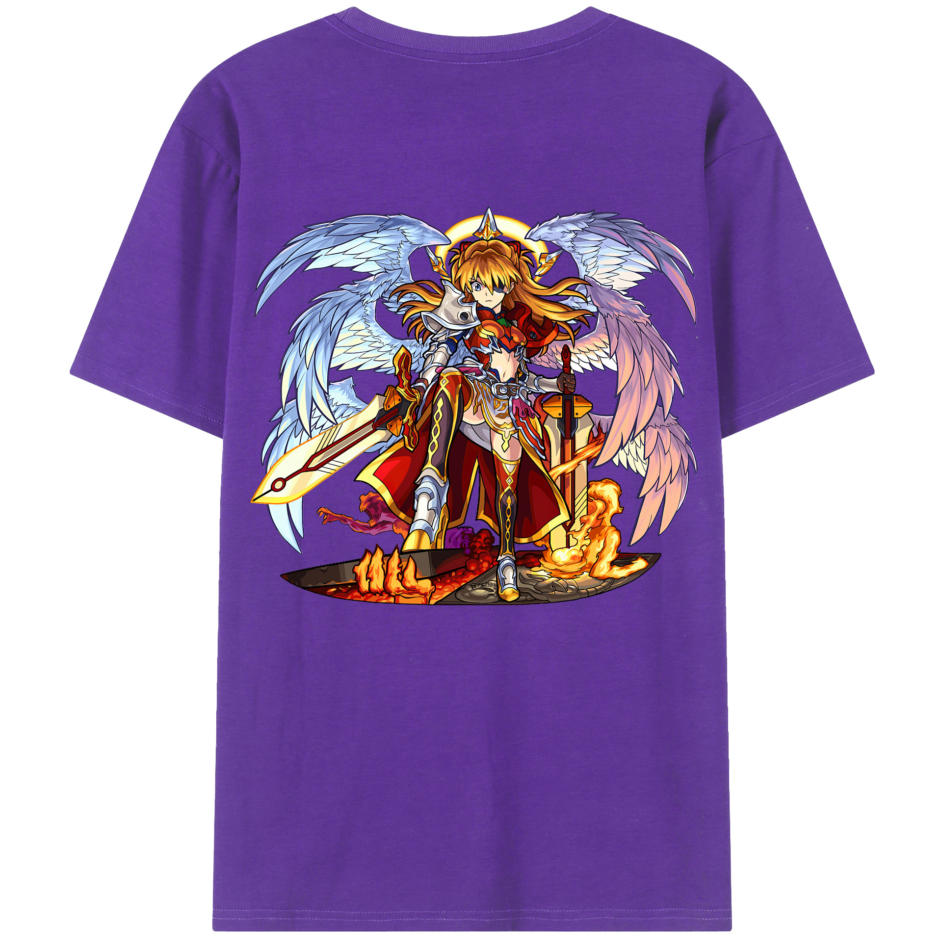 （画像用） EVA 新世紀エヴァンゲリオン 綿100％半袖Tシャツ（背面プリント）