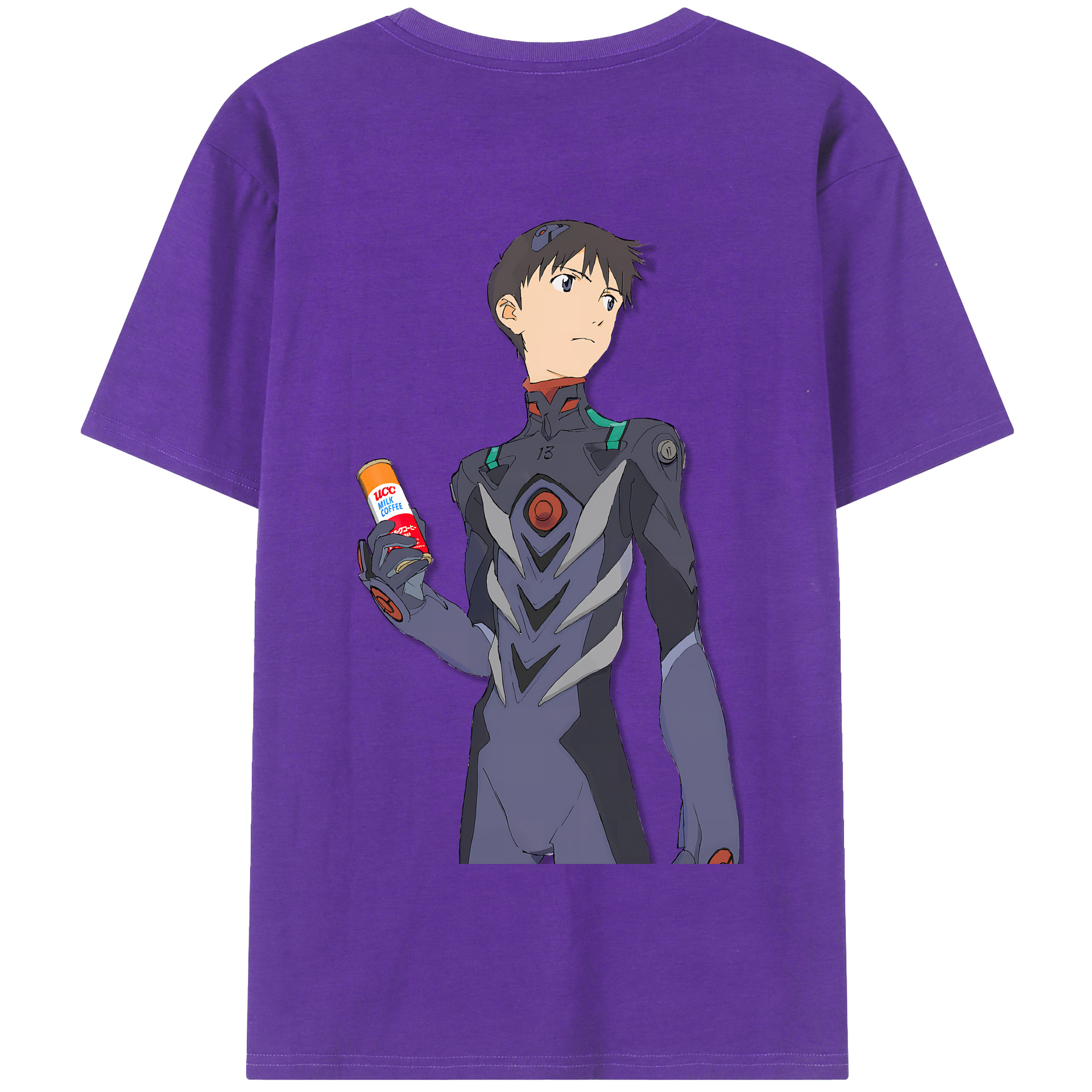 （画像用） EVA 新世紀エヴァンゲリオン 綿100％半袖Tシャツ（背面プリント）