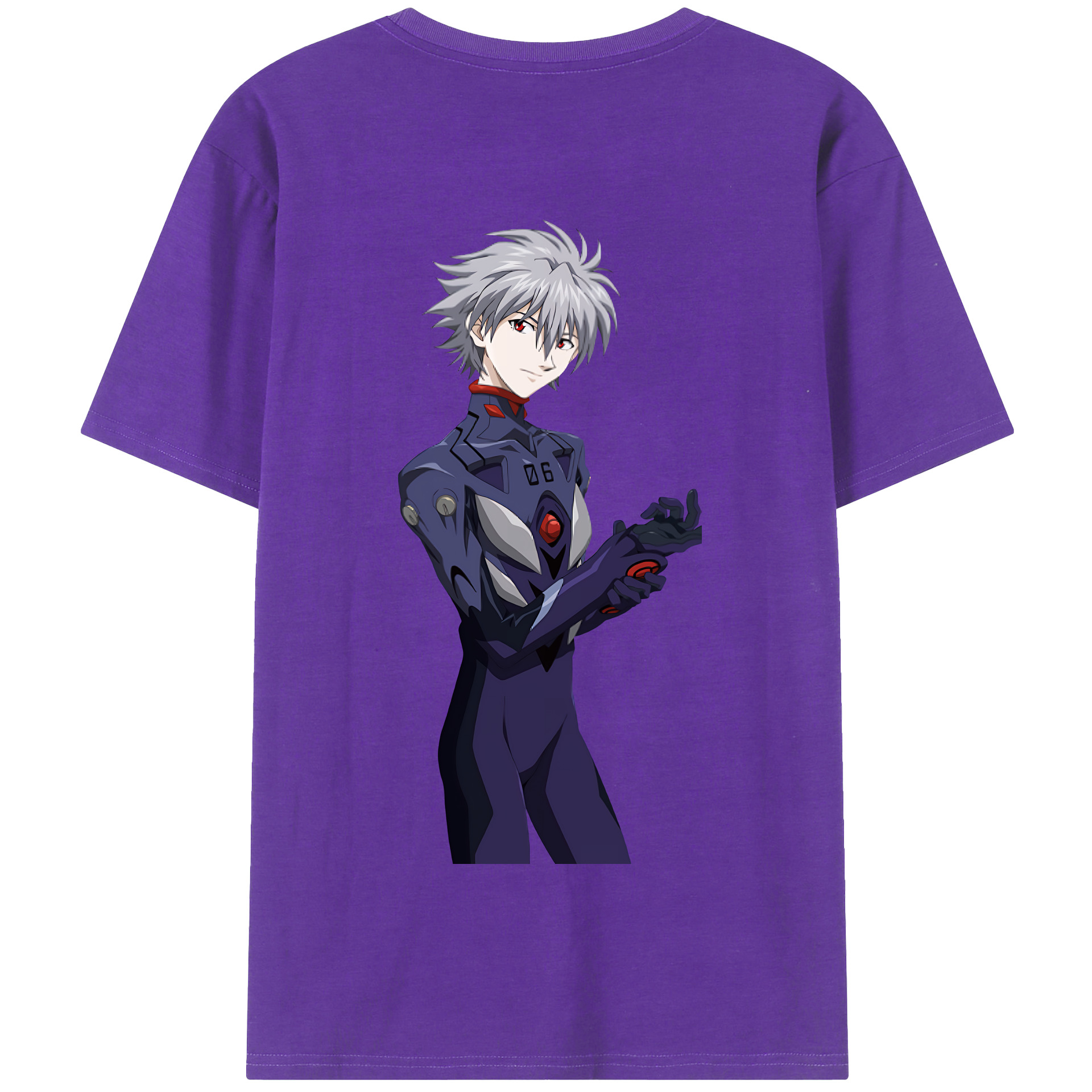 （画像用） EVA 新世紀エヴァンゲリオン 綿100％半袖Tシャツ（背面プリント）