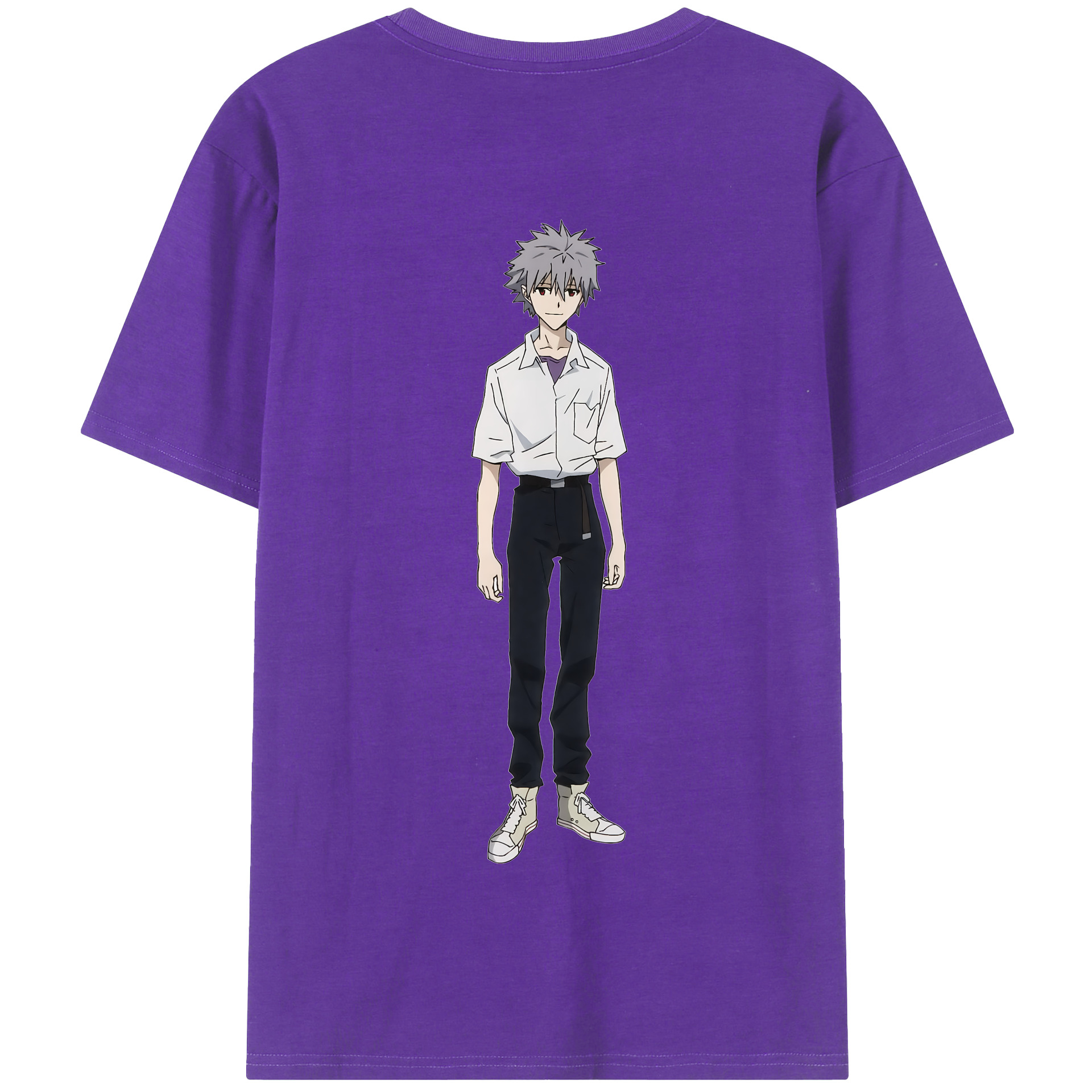 （画像用） EVA 新世紀エヴァンゲリオン 綿100％半袖Tシャツ（背面プリント）