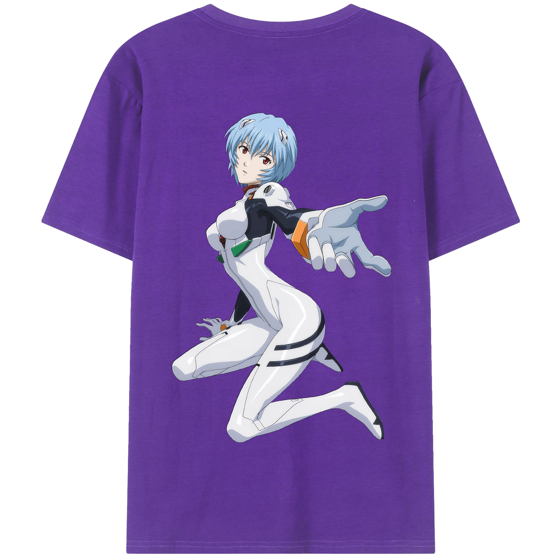 （画像用） EVA 新世紀エヴァンゲリオン 綿100％半袖Tシャツ（背面プリント）