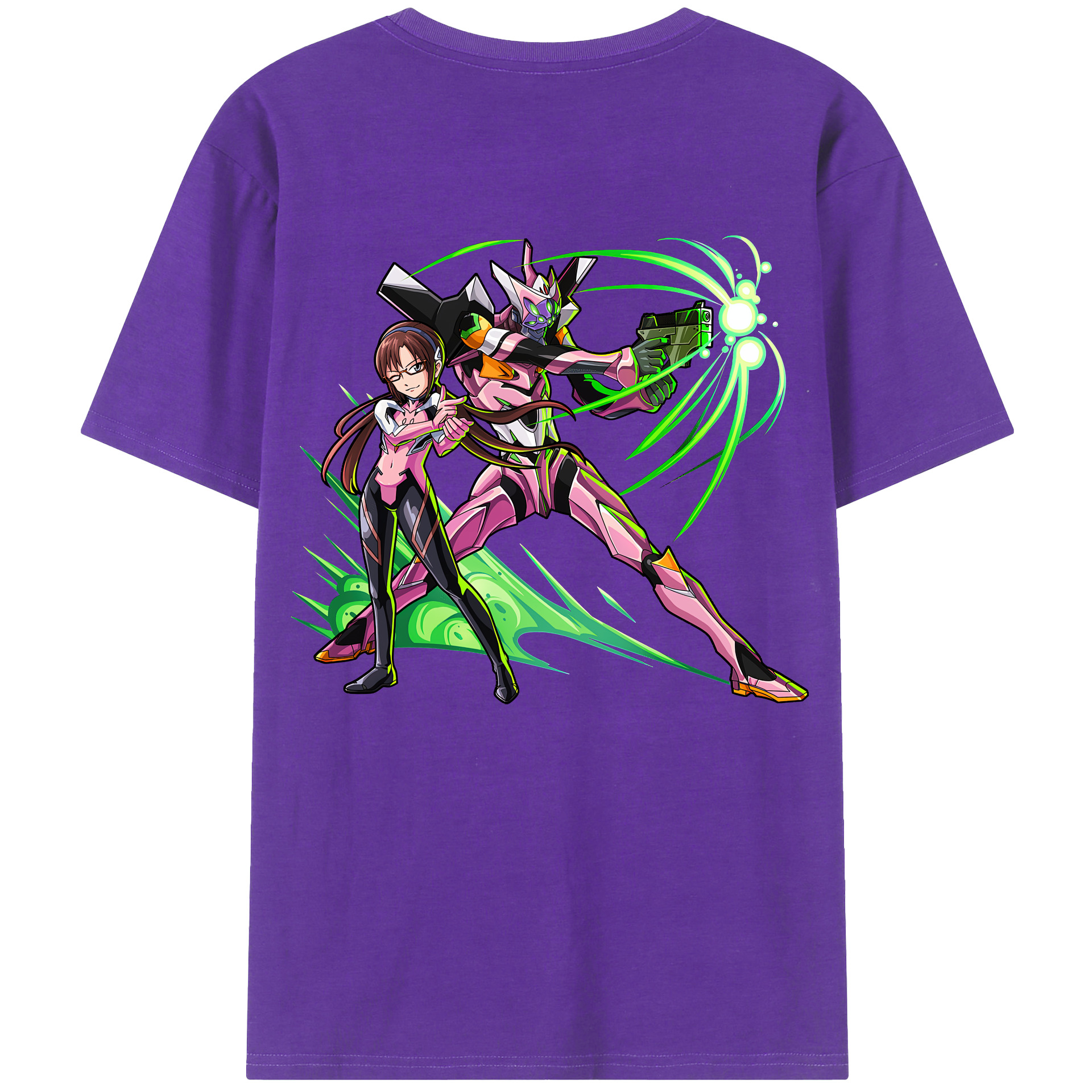 （画像用） EVA 新世紀エヴァンゲリオン 綿100％半袖Tシャツ（背面プリント）