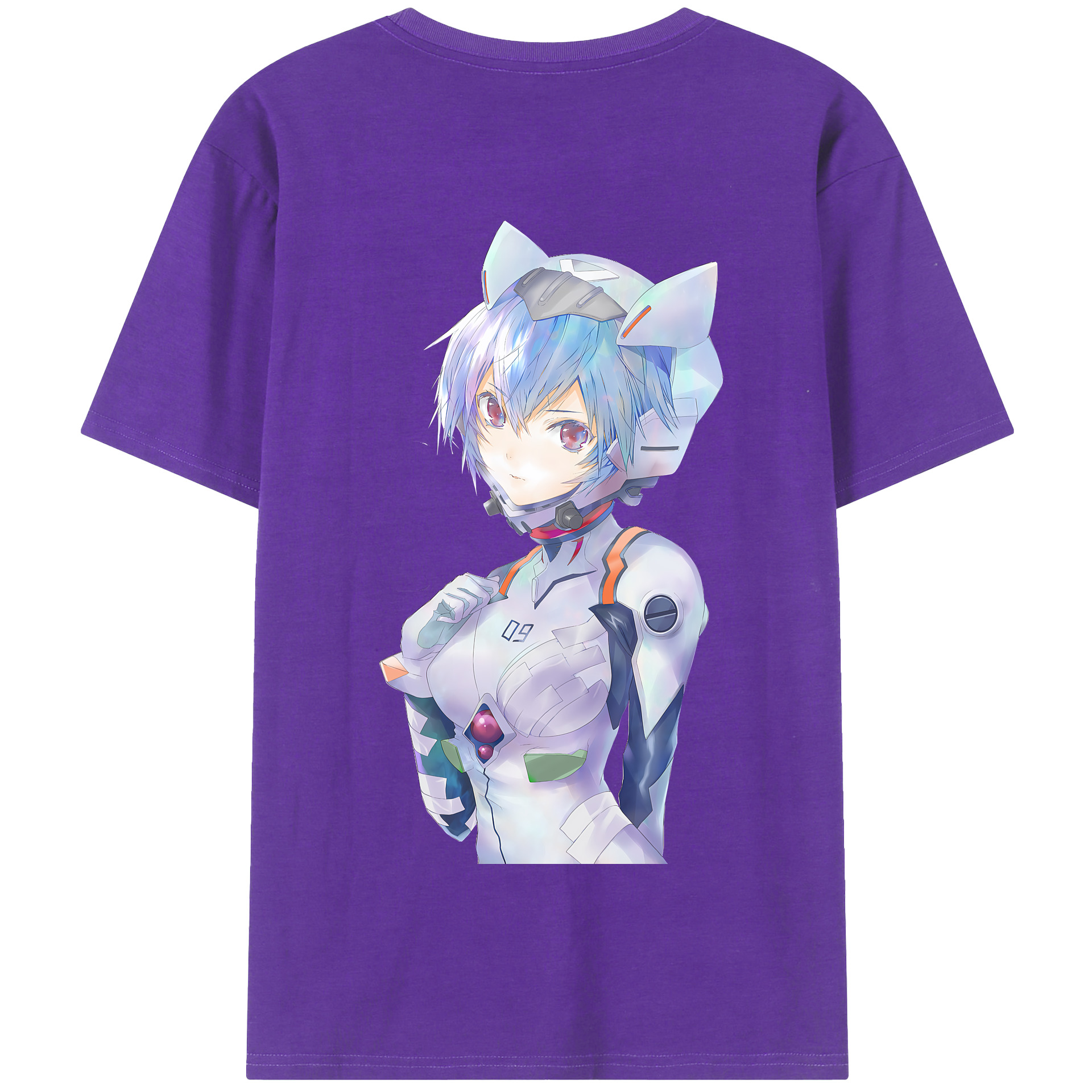 （画像用） EVA 新世紀エヴァンゲリオン 綿100％半袖Tシャツ（背面プリント）