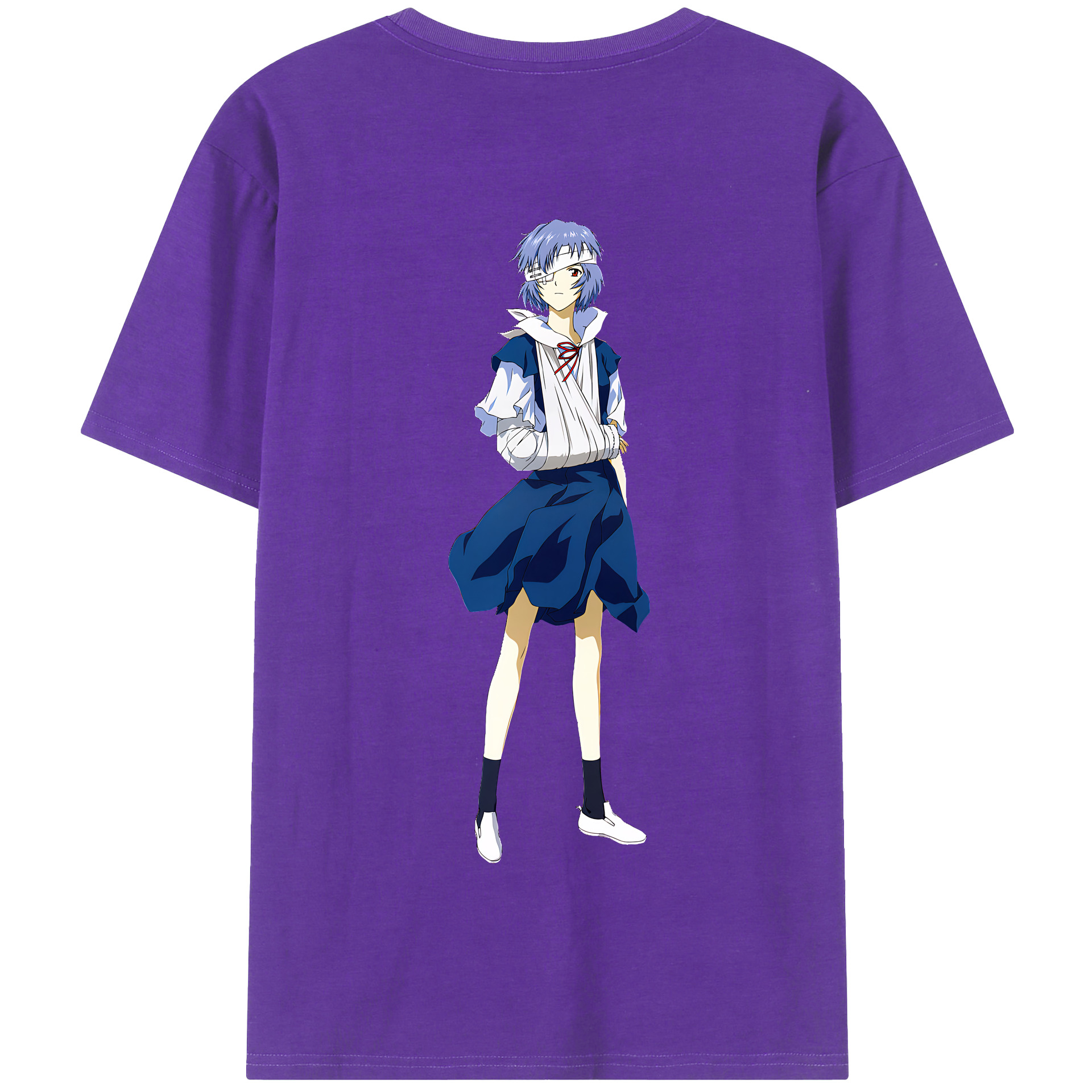 （画像用） EVA 新世紀エヴァンゲリオン 綿100％半袖Tシャツ（背面プリント）