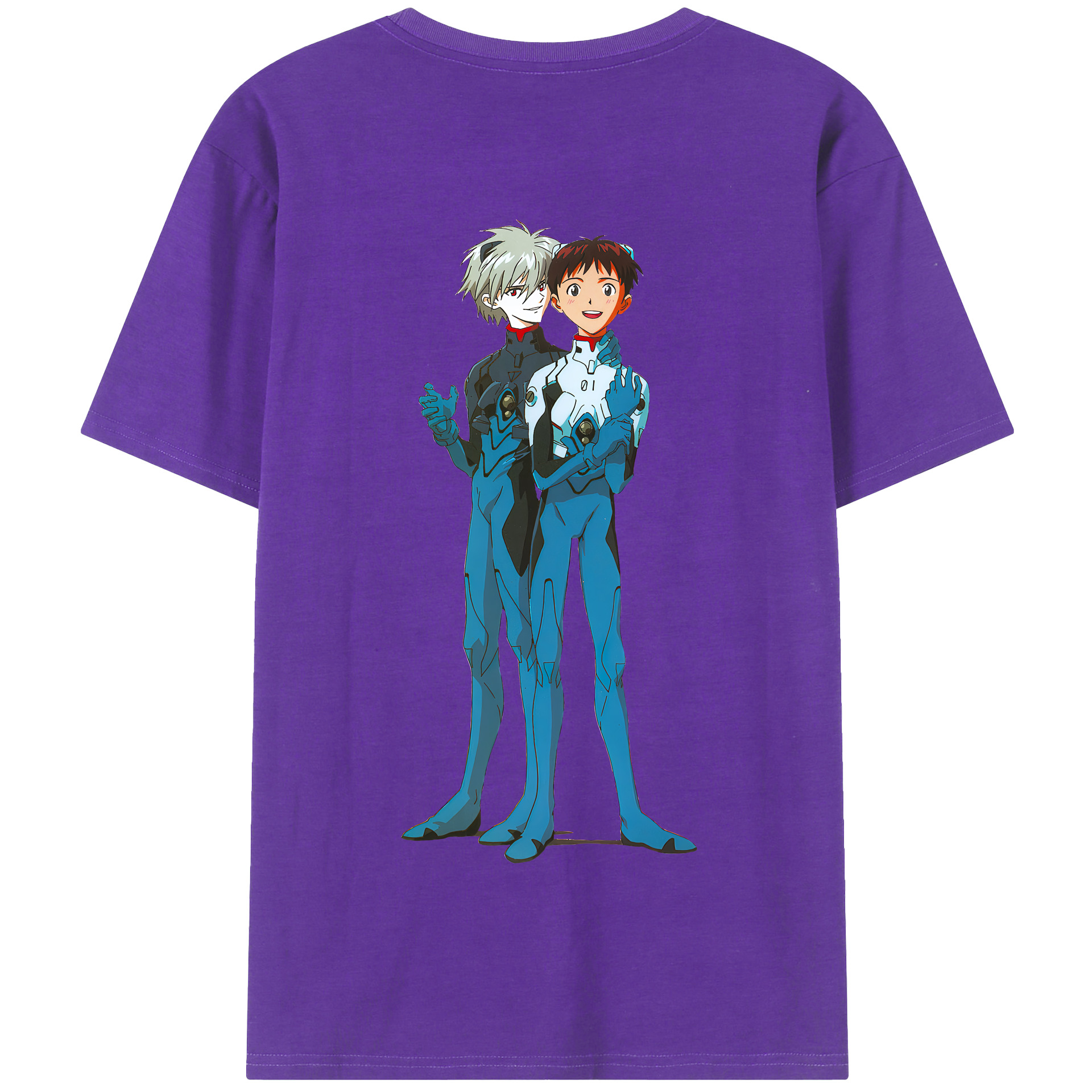 （画像用） EVA 新世紀エヴァンゲリオン 綿100％半袖Tシャツ（背面プリント）