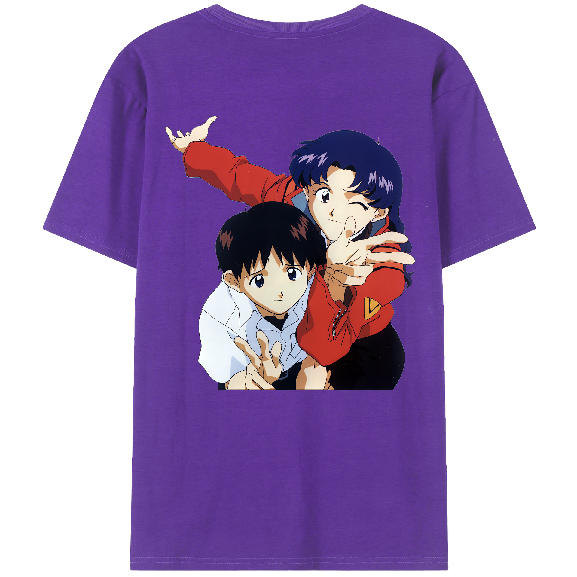 （画像用） EVA 新世紀エヴァンゲリオン 綿100％半袖Tシャツ（背面プリント）