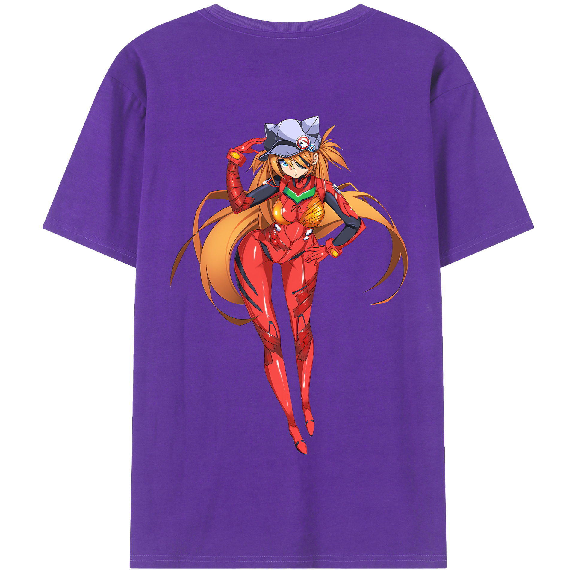 （画像用） EVA 新世紀エヴァンゲリオン 綿100％半袖Tシャツ（背面プリント）