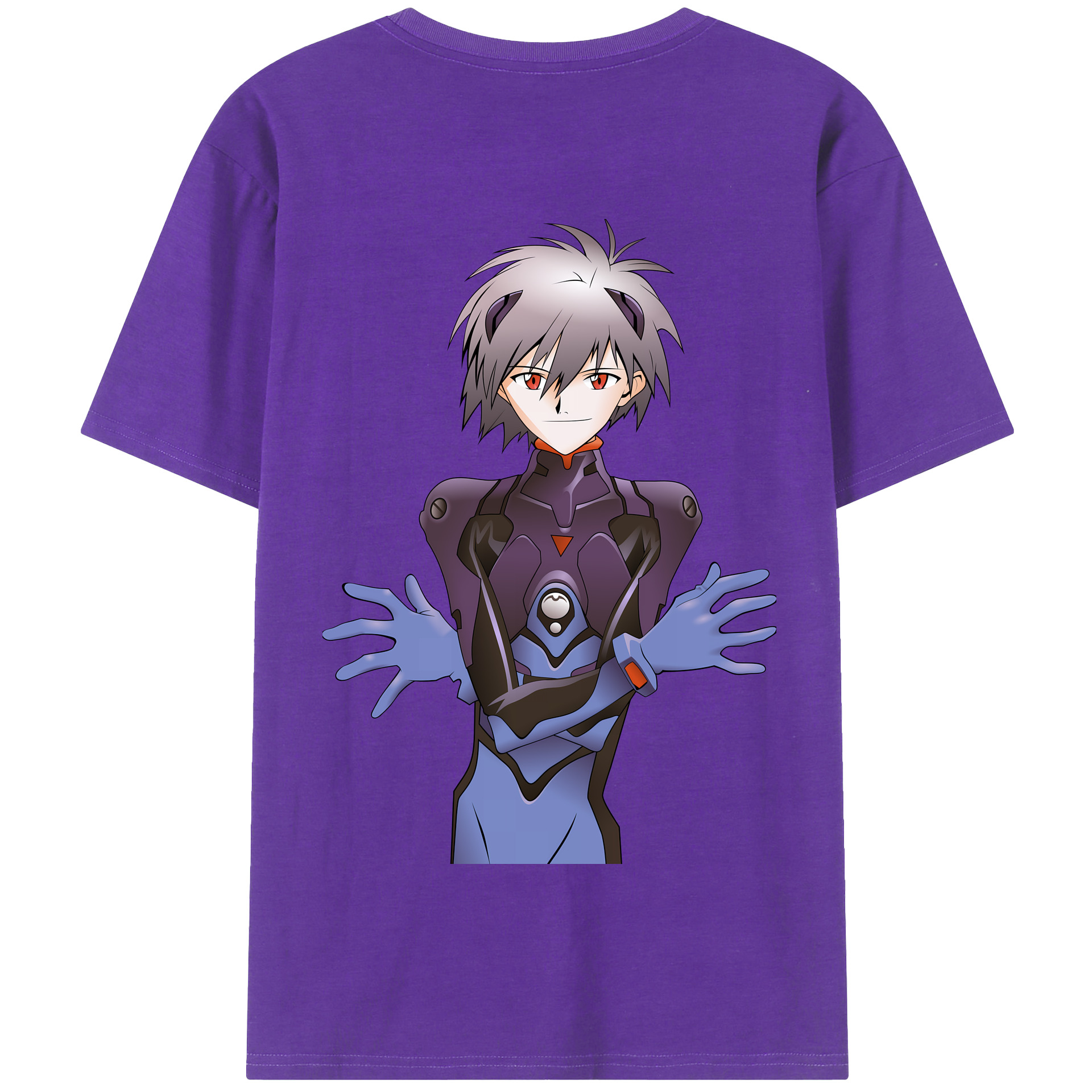 （画像用） EVA 新世紀エヴァンゲリオン 綿100％半袖Tシャツ（背面プリント）