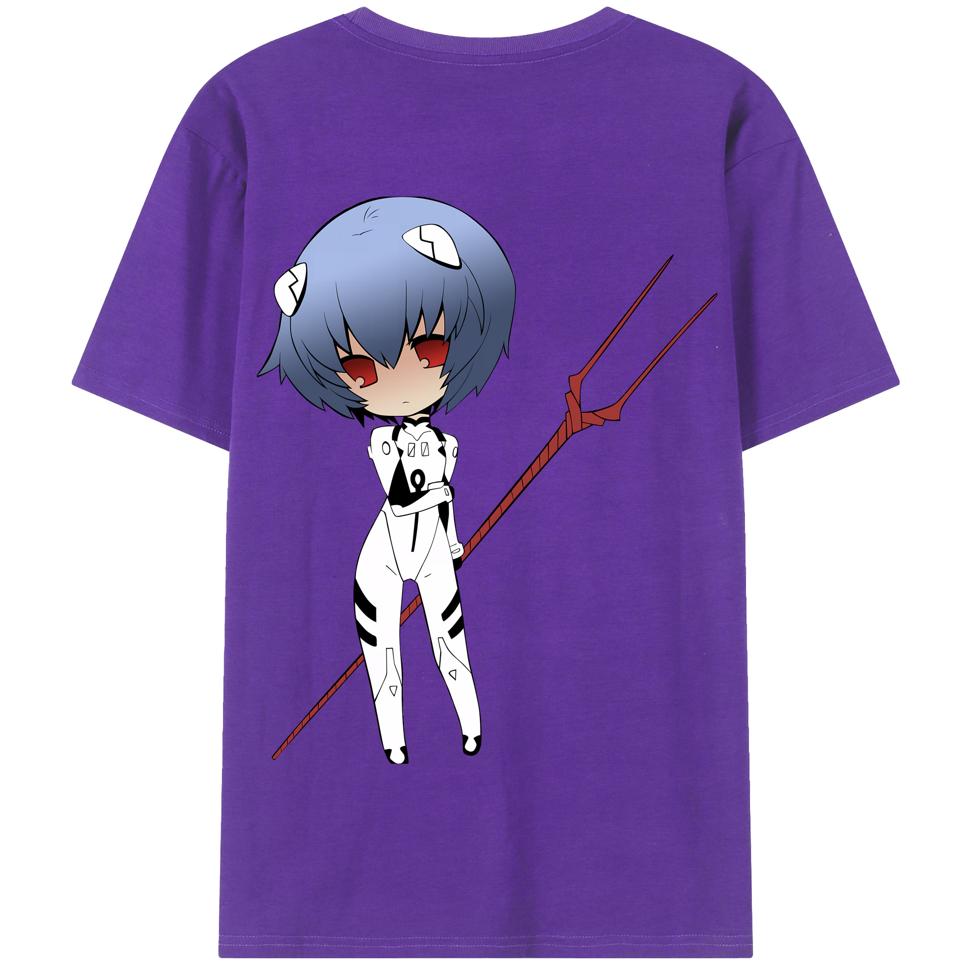 （画像用） EVA 新世紀エヴァンゲリオン 綿100％半袖Tシャツ（背面プリント）
