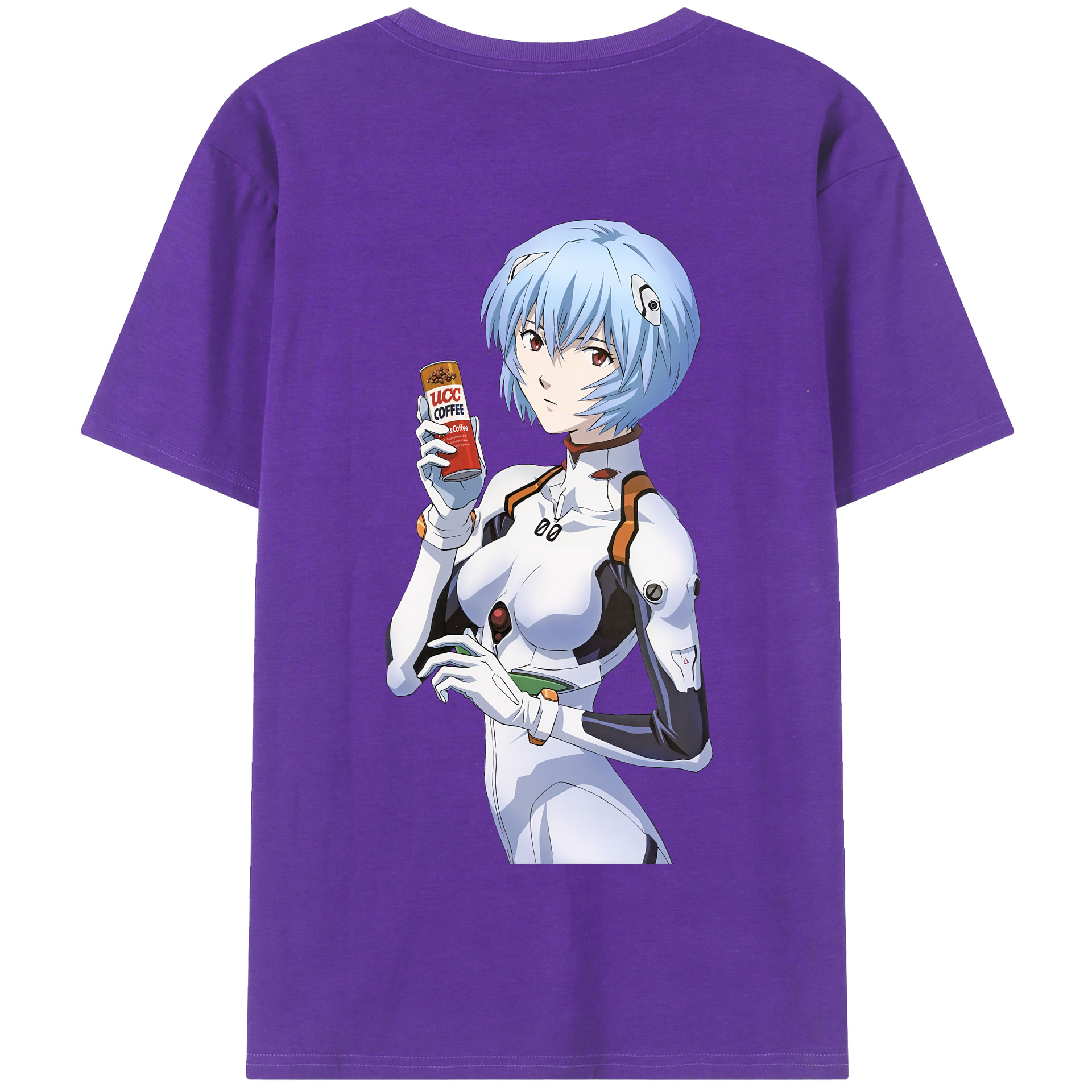 （画像用） EVA 新世紀エヴァンゲリオン 綿100％半袖Tシャツ（背面プリント）