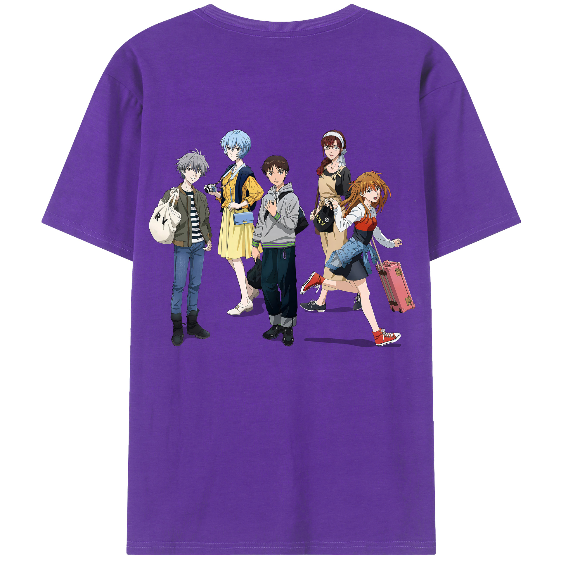 （画像用） EVA 新世紀エヴァンゲリオン 綿100％半袖Tシャツ（背面プリント）