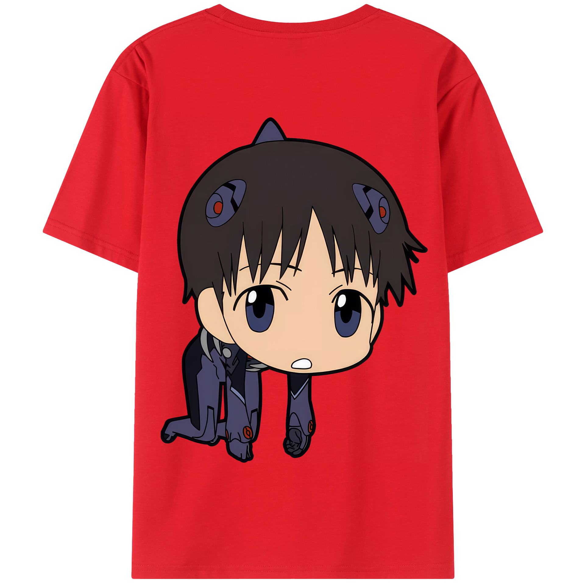（画像用） EVA 新世紀エヴァンゲリオン 綿100％半袖Tシャツ（背面プリント）