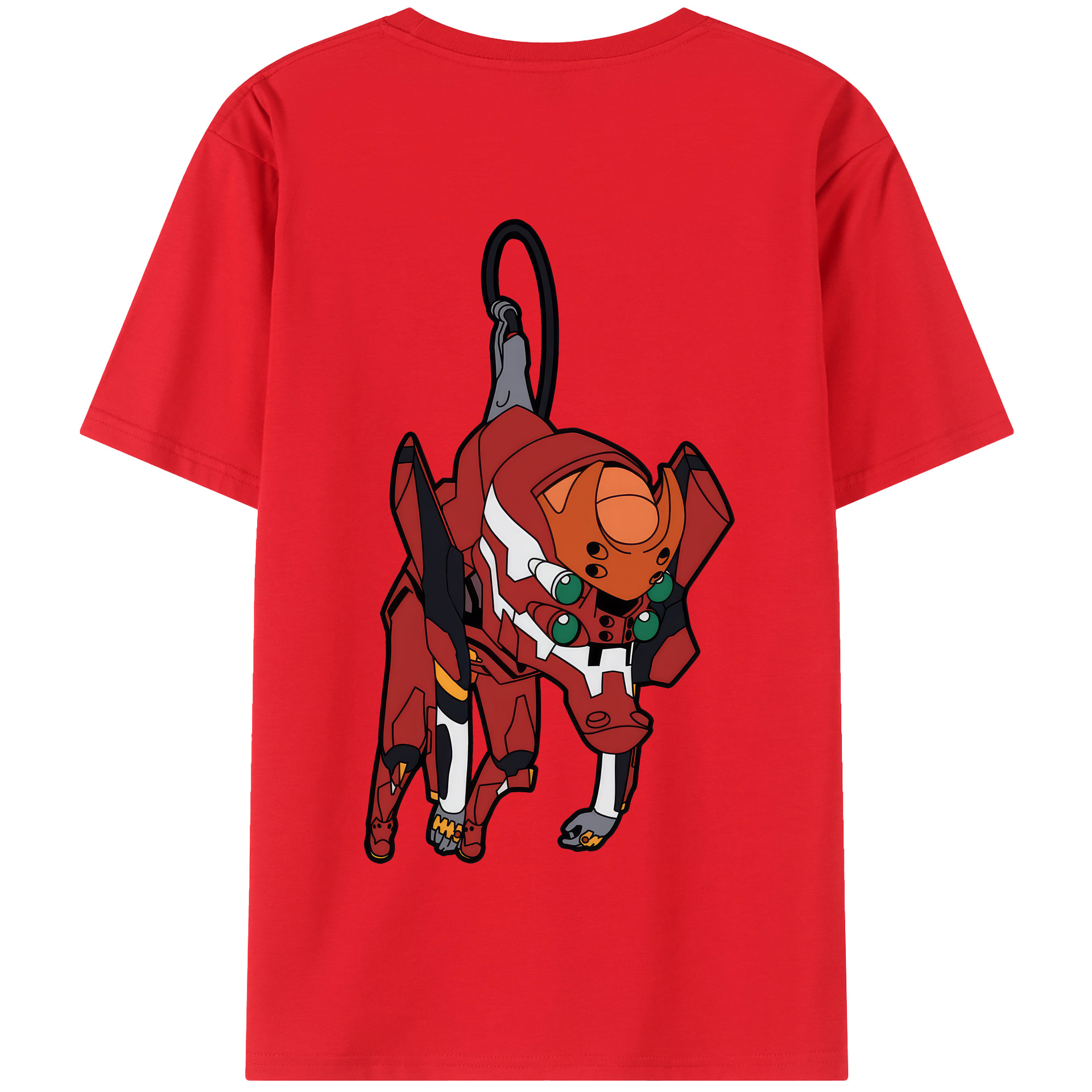 （画像用） EVA 新世紀エヴァンゲリオン 綿100％半袖Tシャツ（背面プリント）