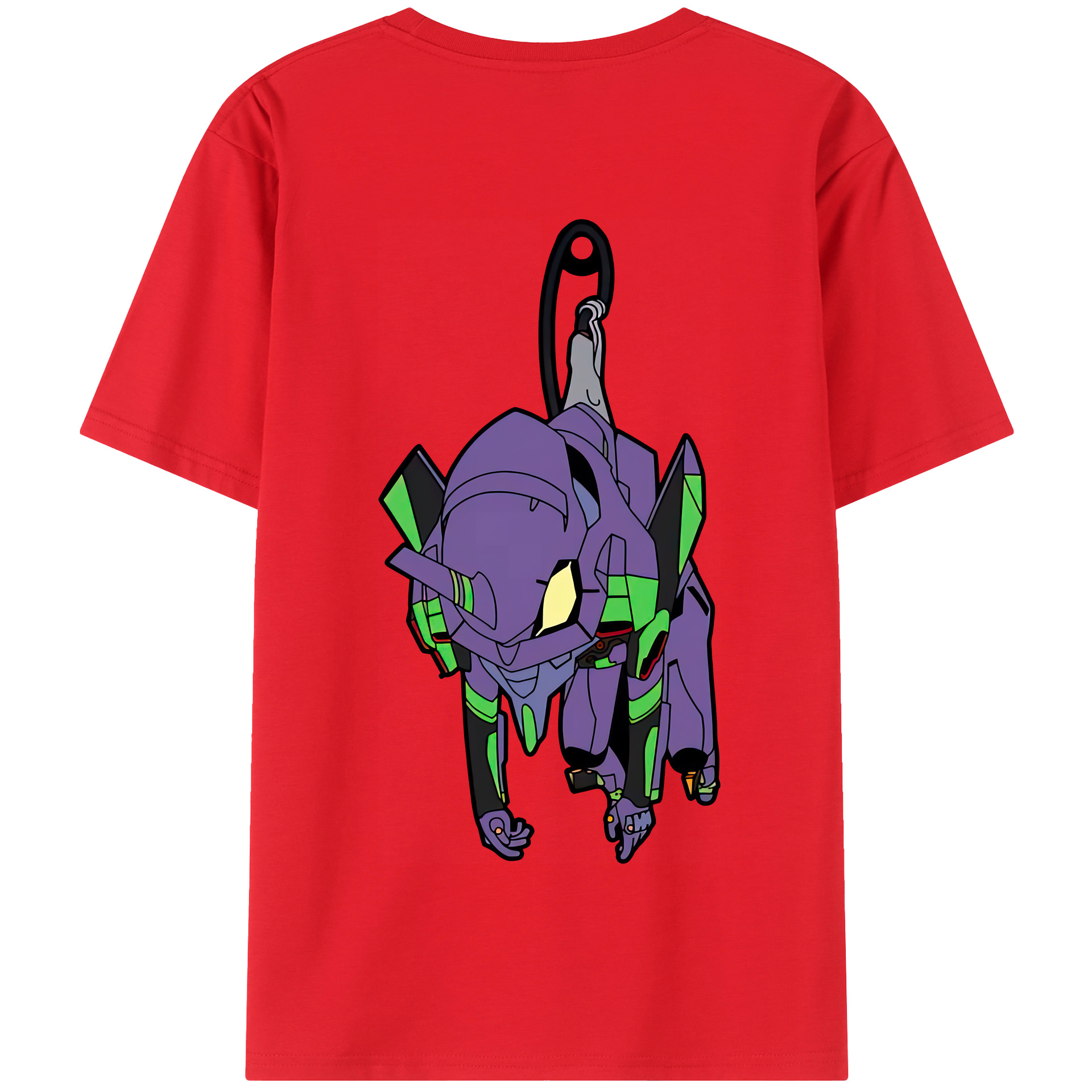 （画像用） EVA 新世紀エヴァンゲリオン 綿100％半袖Tシャツ（背面プリント）