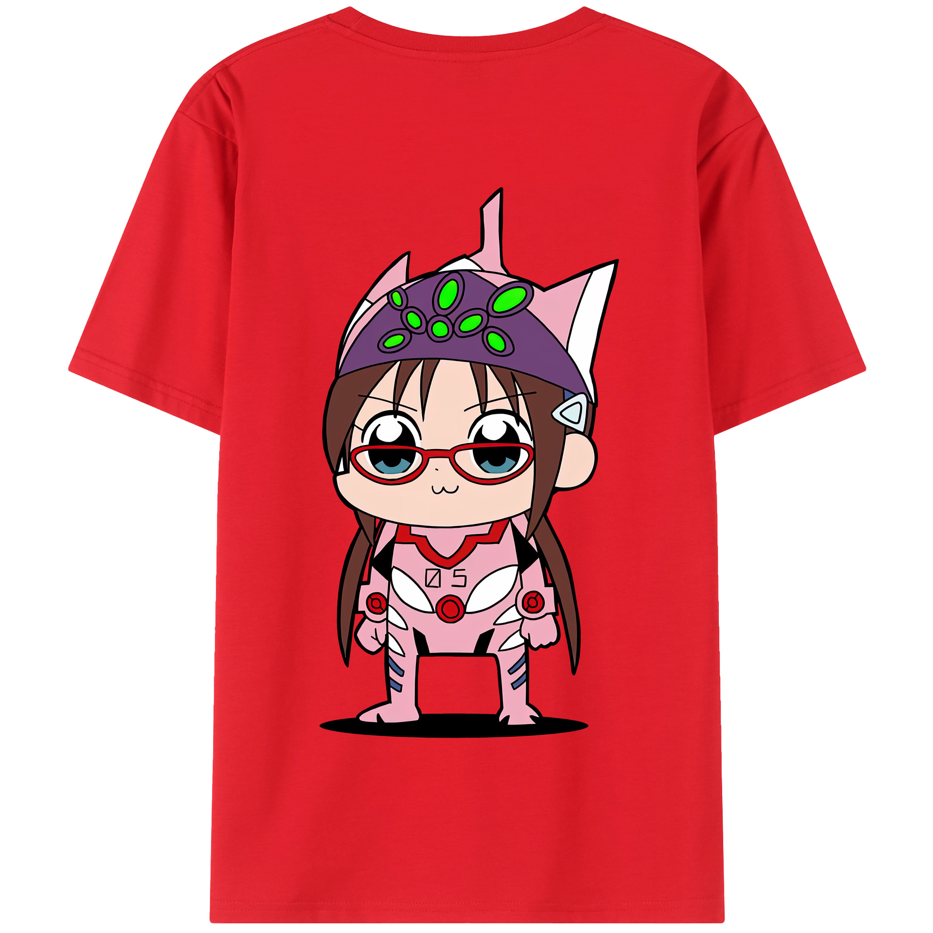 （画像用） EVA 新世紀エヴァンゲリオン 綿100％半袖Tシャツ（背面プリント）