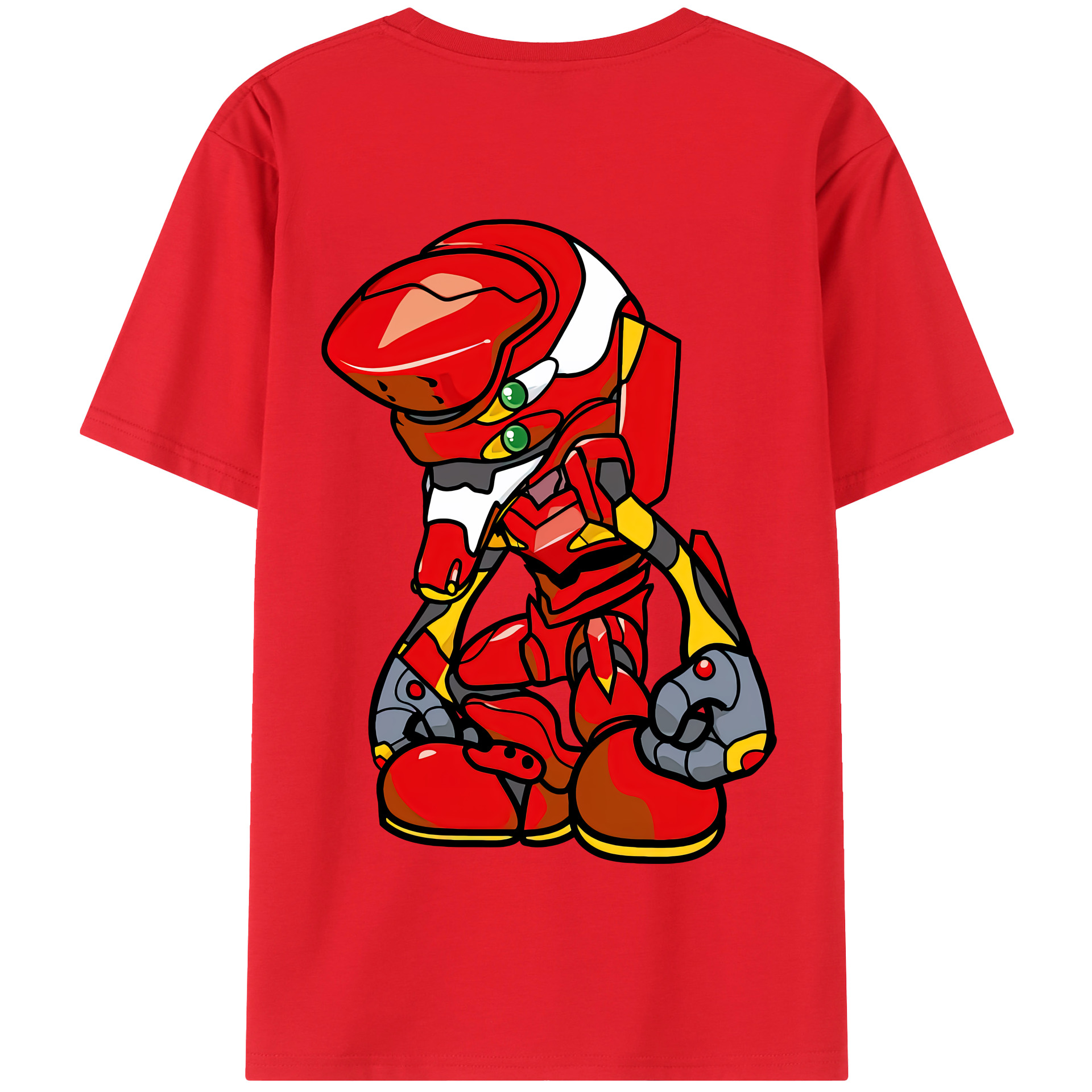 （画像用） EVA 新世紀エヴァンゲリオン 綿100％半袖Tシャツ（背面プリント）