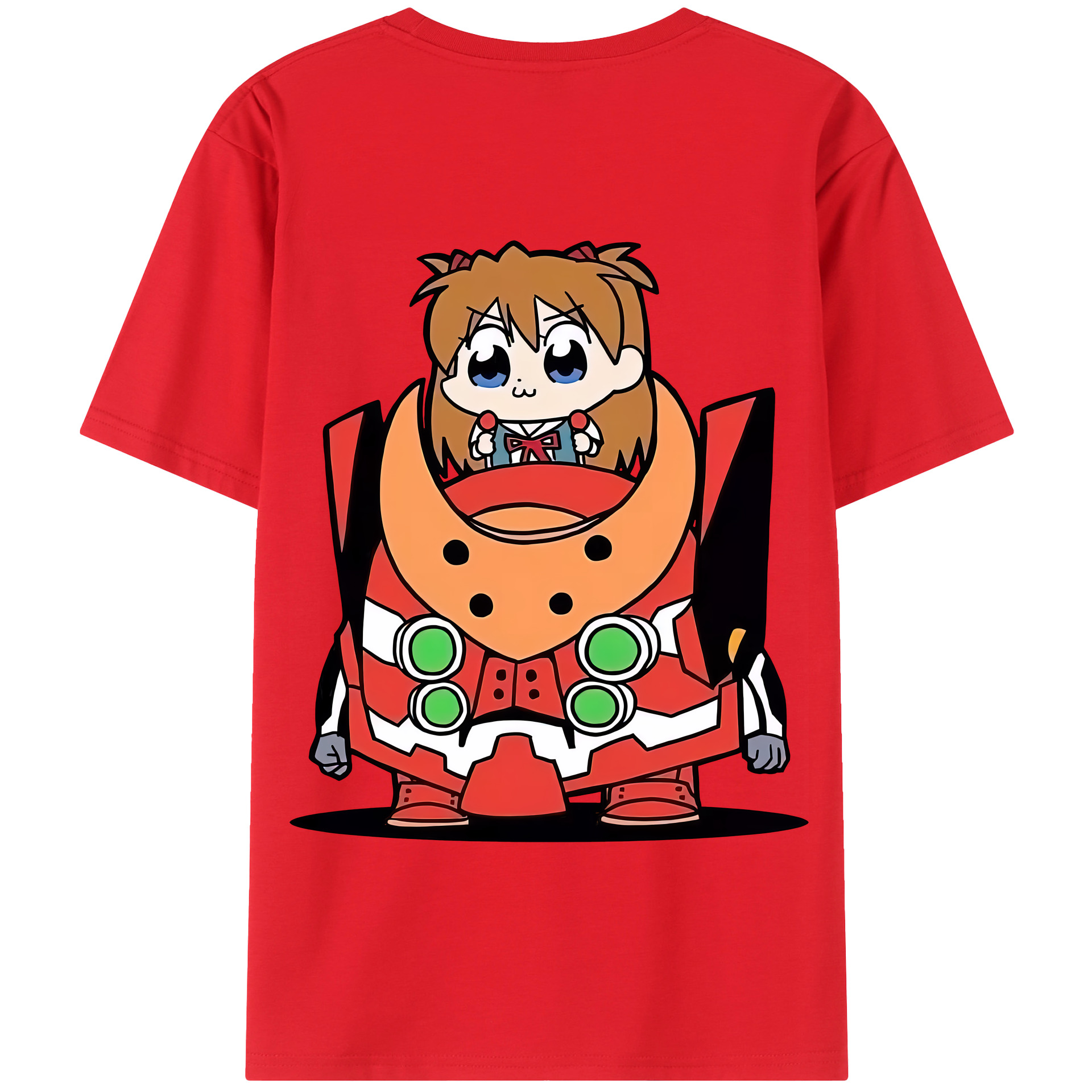 （画像用） EVA 新世紀エヴァンゲリオン 綿100％半袖Tシャツ（背面プリント）
