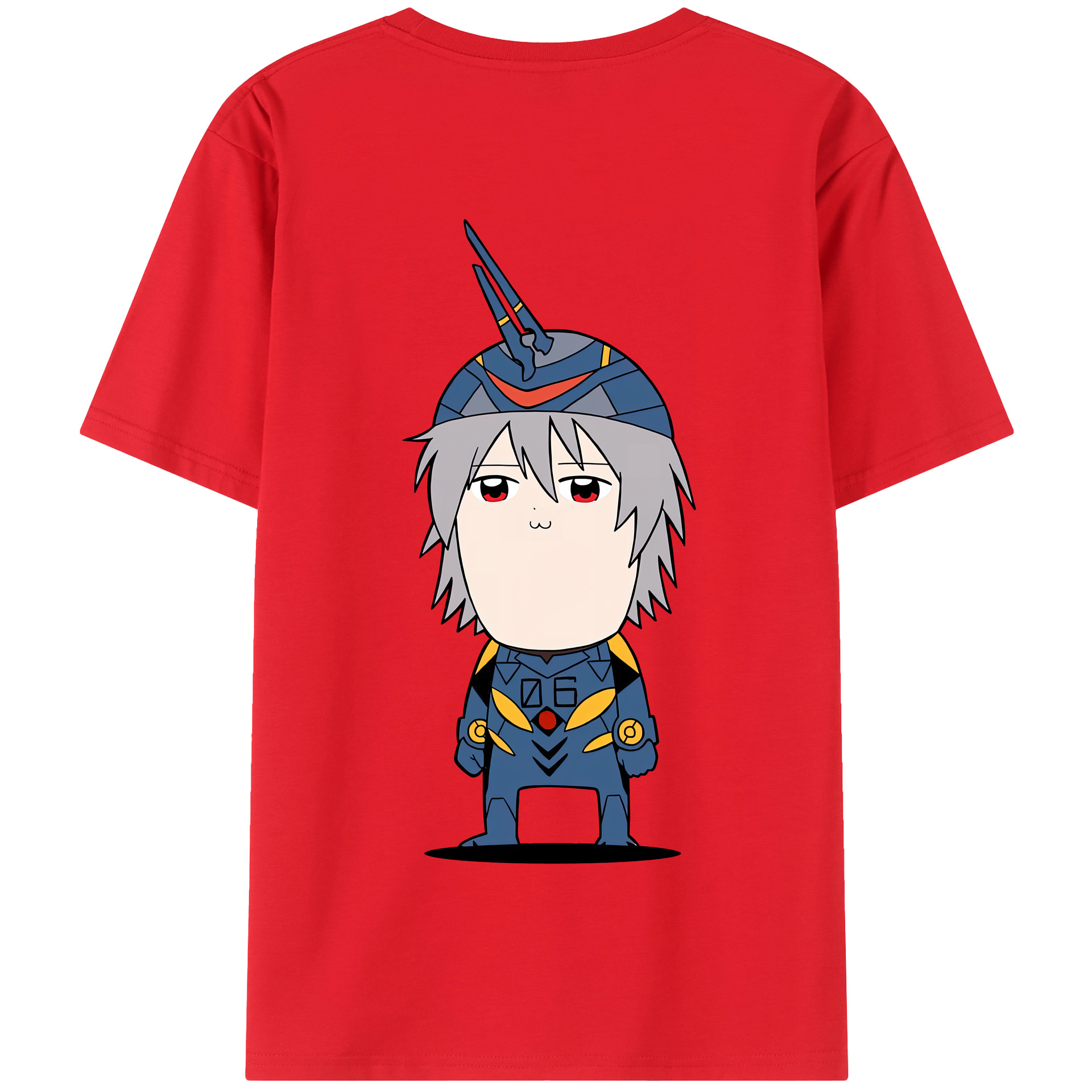 （画像用） EVA 新世紀エヴァンゲリオン 綿100％半袖Tシャツ（背面プリント）