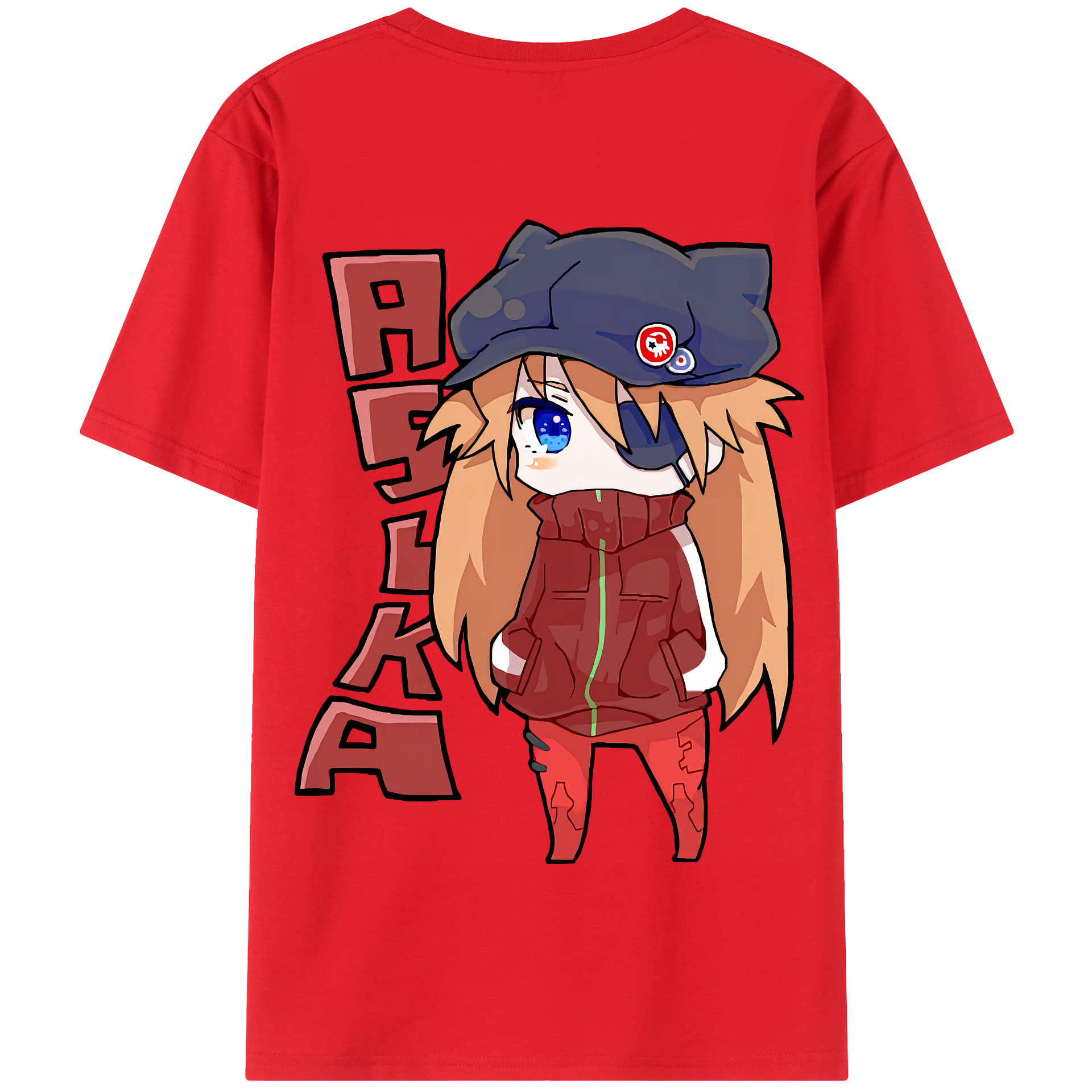 （画像用） EVA 新世紀エヴァンゲリオン 綿100％半袖Tシャツ（背面プリント）