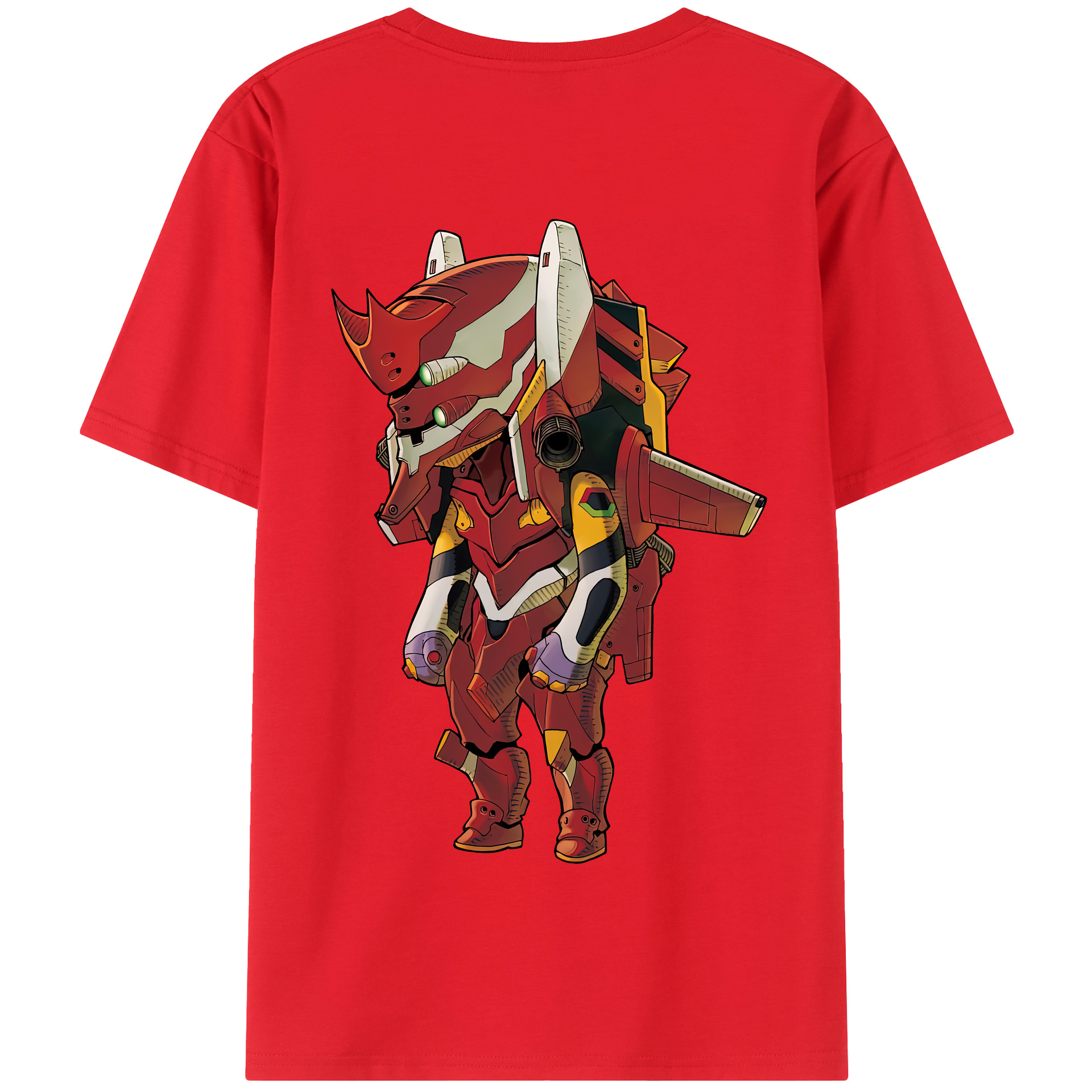 （画像用） EVA 新世紀エヴァンゲリオン 綿100％半袖Tシャツ（背面プリント）