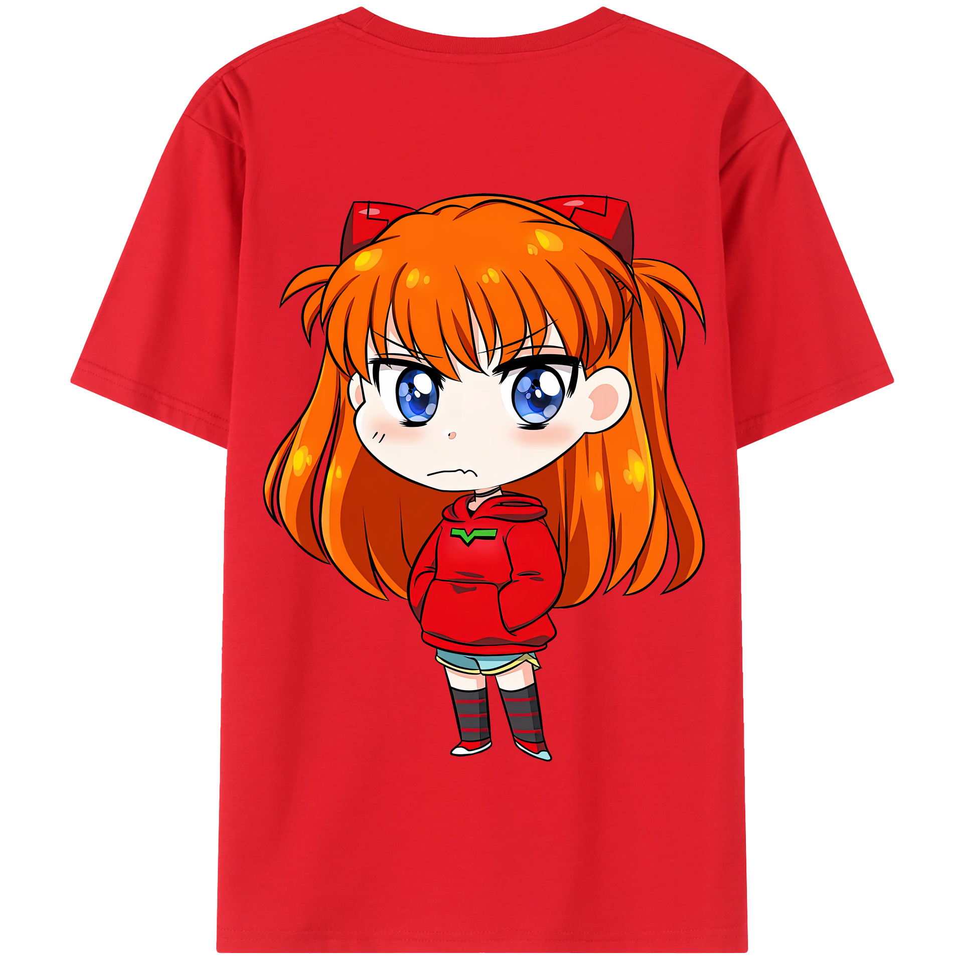 （画像用） EVA 新世紀エヴァンゲリオン 綿100％半袖Tシャツ（背面プリント）