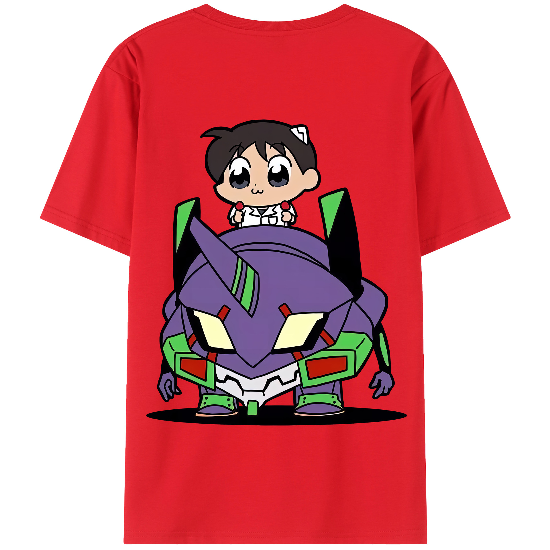 （画像用） EVA 新世紀エヴァンゲリオン 綿100％半袖Tシャツ（背面プリント）