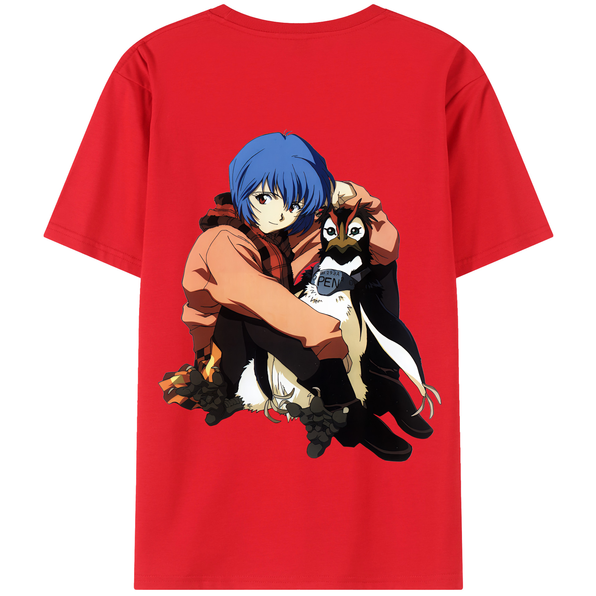 （画像用） EVA 新世紀エヴァンゲリオン 綿100％半袖Tシャツ（背面プリント）