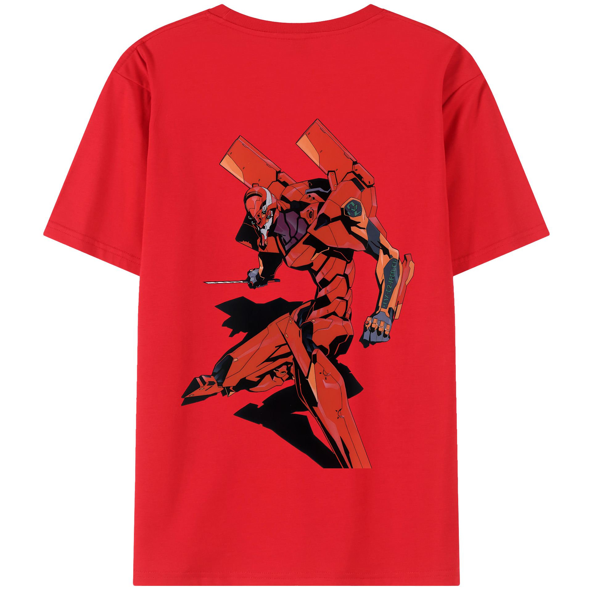 （画像用） EVA 新世紀エヴァンゲリオン 綿100％半袖Tシャツ（背面プリント）