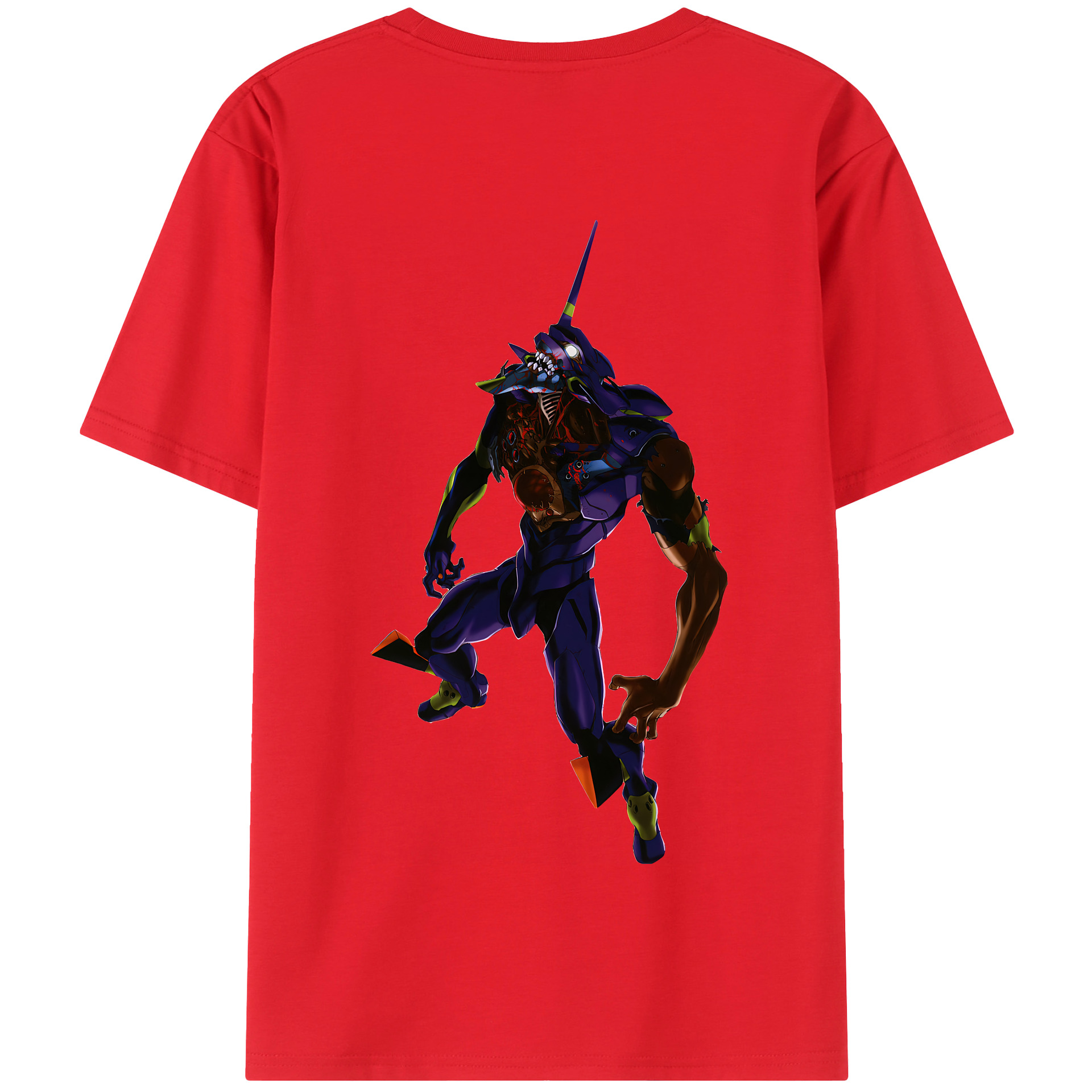 （画像用） EVA 新世紀エヴァンゲリオン 綿100％半袖Tシャツ（背面プリント）