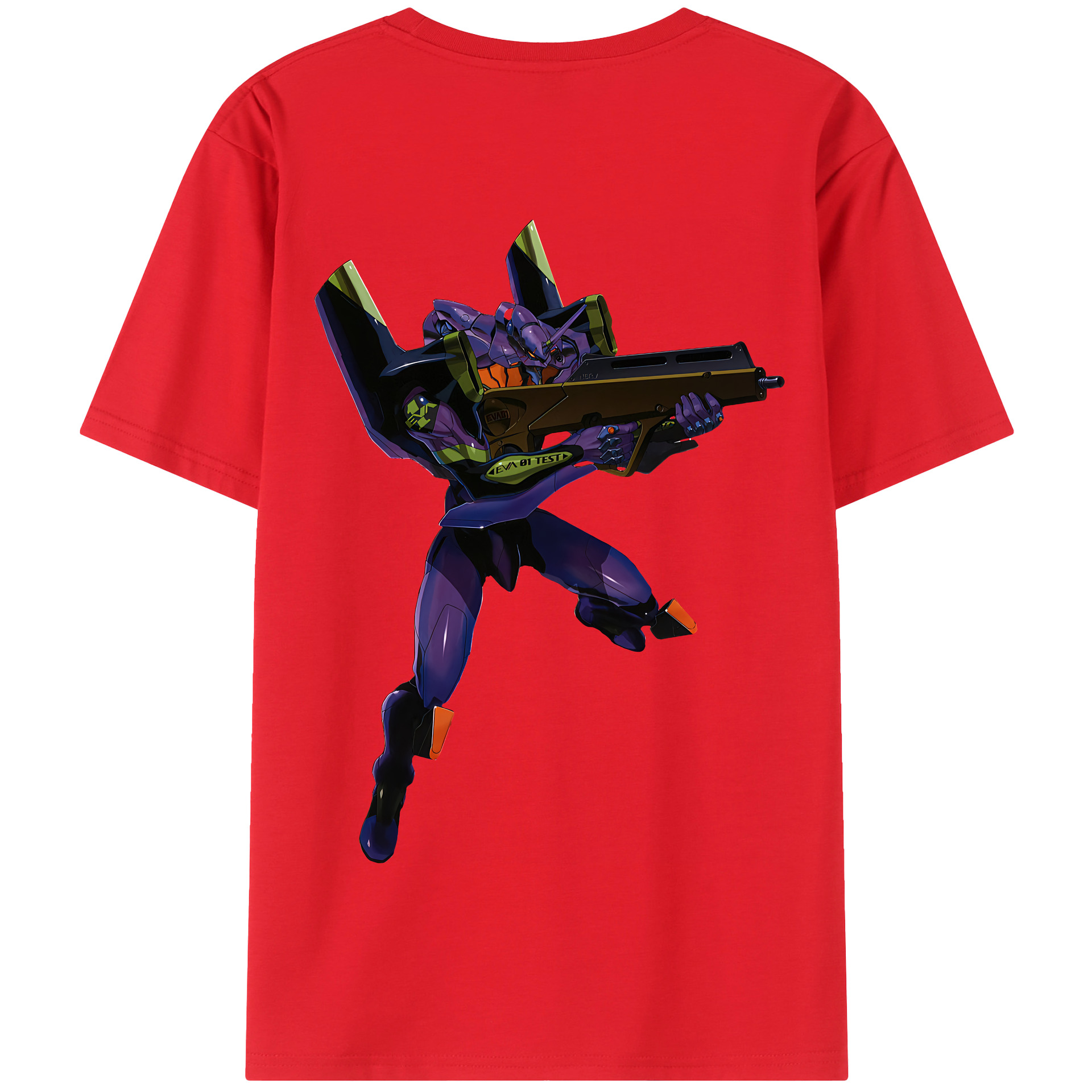 （画像用） EVA 新世紀エヴァンゲリオン 綿100％半袖Tシャツ（背面プリント）