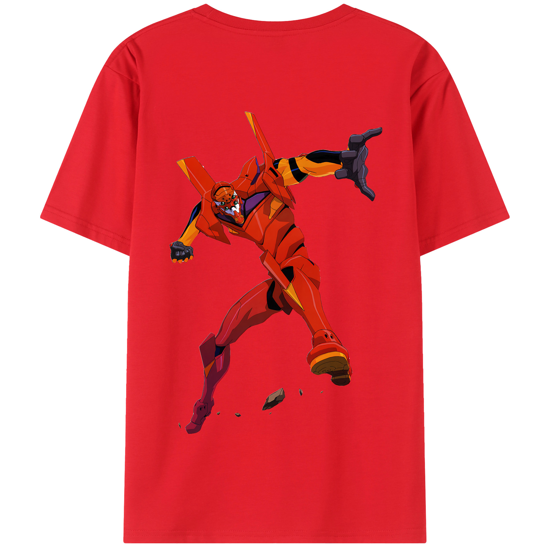 （画像用） EVA 新世紀エヴァンゲリオン 綿100％半袖Tシャツ（背面プリント）