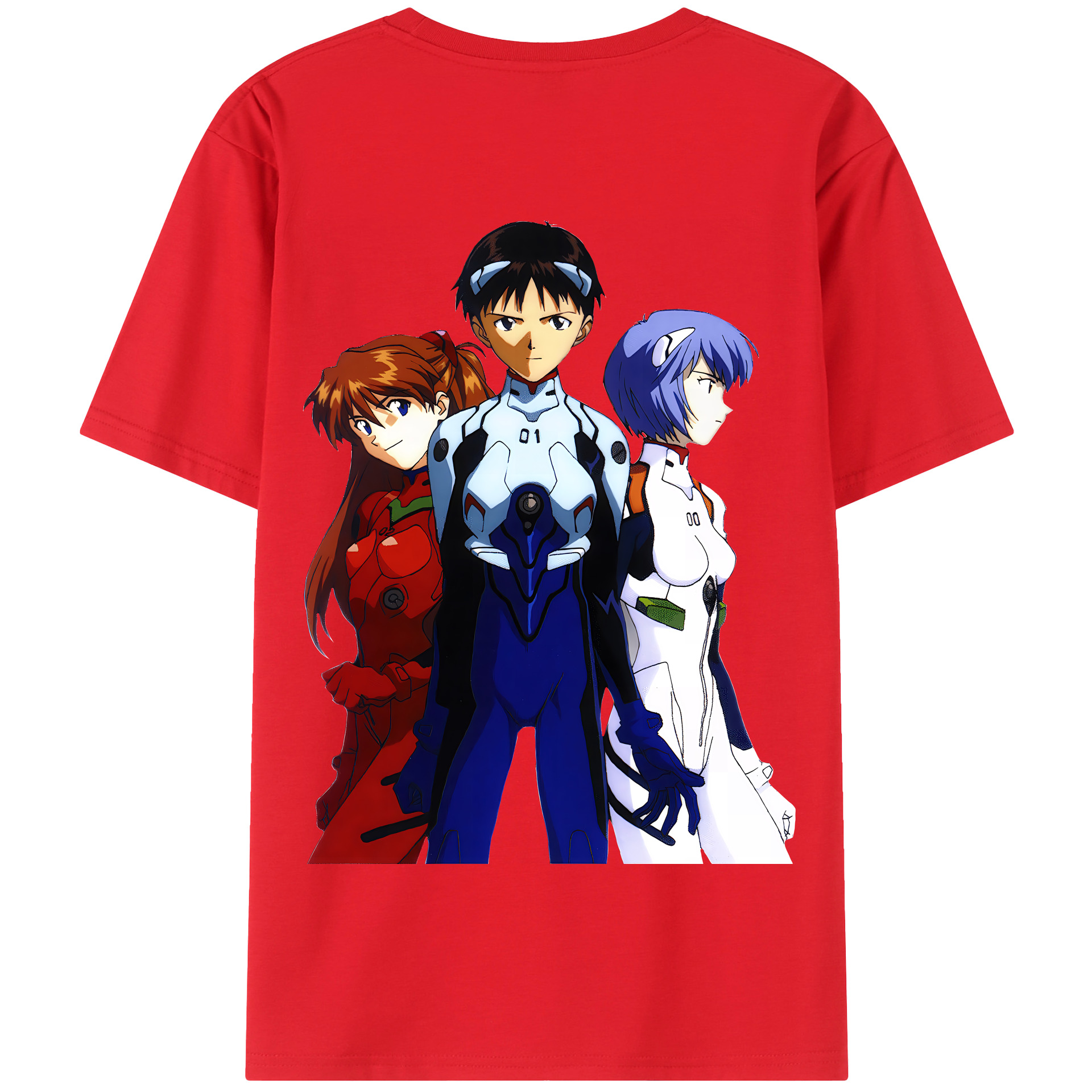 （画像用） EVA 新世紀エヴァンゲリオン 綿100％半袖Tシャツ（背面プリント）