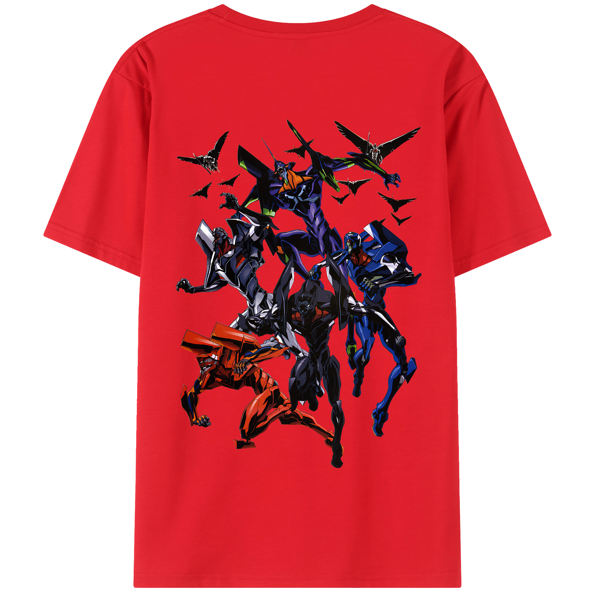 （画像用） EVA 新世紀エヴァンゲリオン 綿100％半袖Tシャツ（背面プリント）