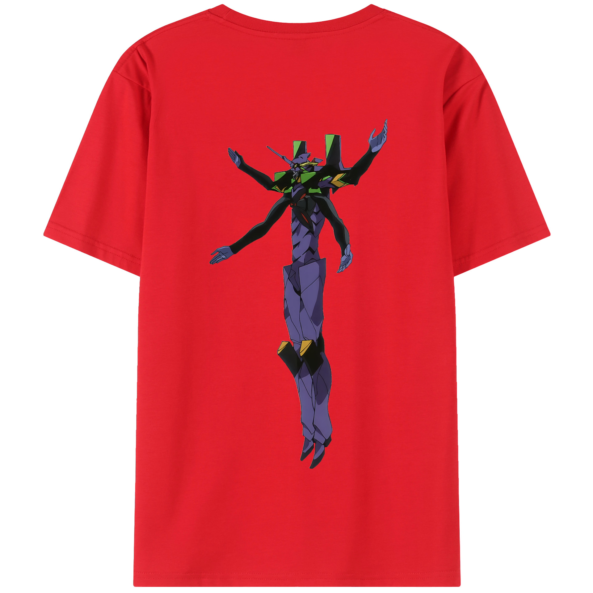 （画像用） EVA 新世紀エヴァンゲリオン 綿100％半袖Tシャツ（背面プリント）