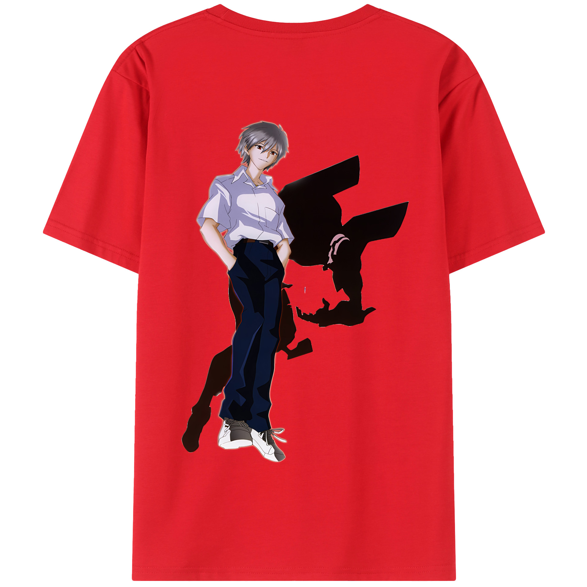 （画像用） EVA 新世紀エヴァンゲリオン 綿100％半袖Tシャツ（背面プリント）
