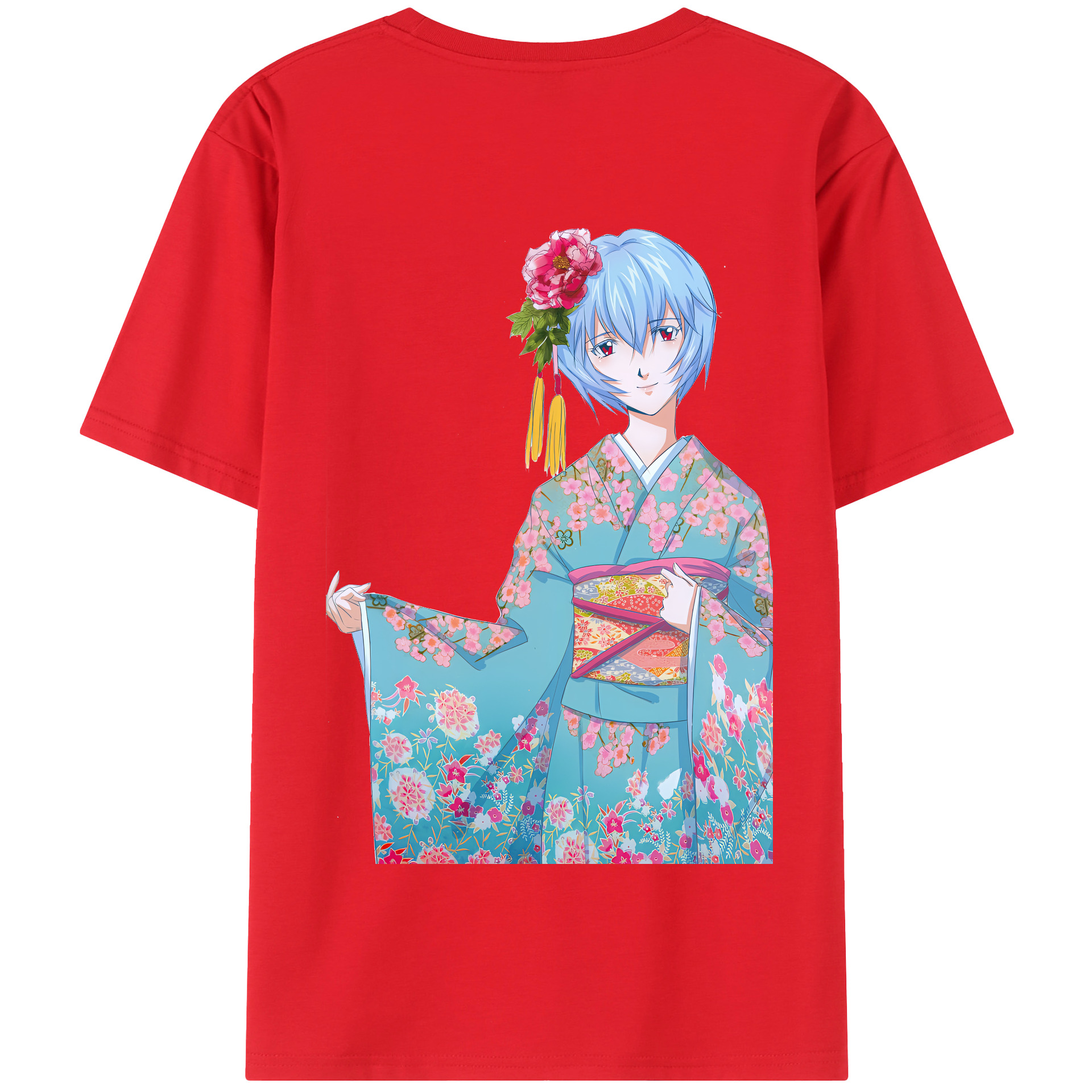 （画像用） EVA 新世紀エヴァンゲリオン 綿100％半袖Tシャツ（背面プリント）