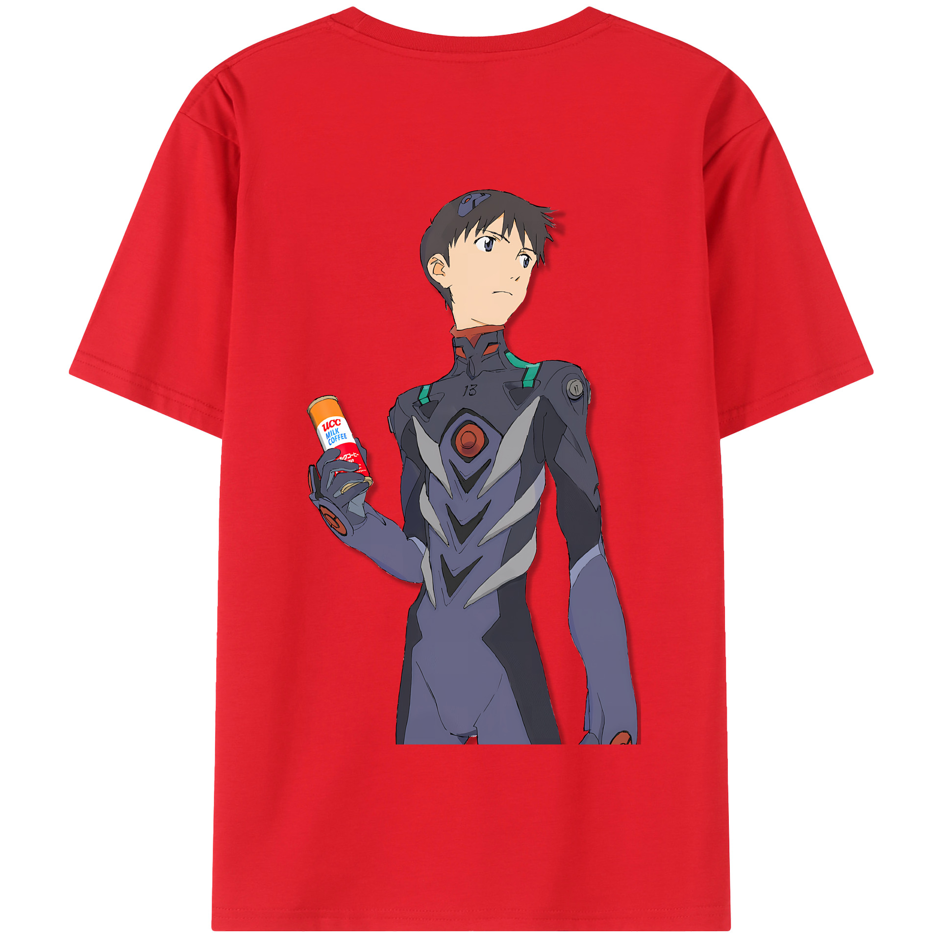 （画像用） EVA 新世紀エヴァンゲリオン 綿100％半袖Tシャツ（背面プリント）
