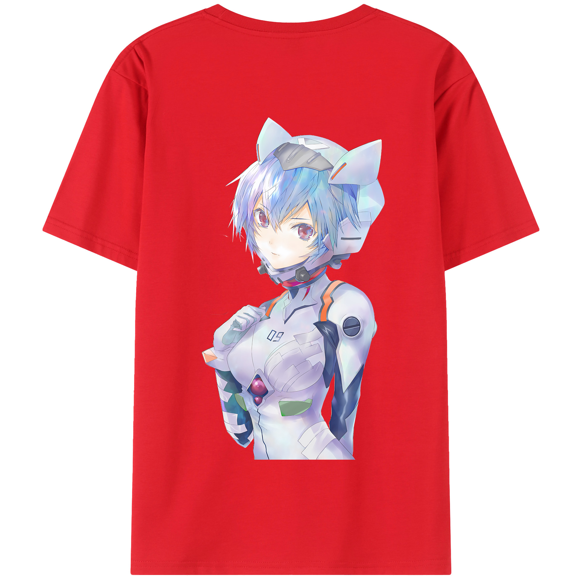 （画像用） EVA 新世紀エヴァンゲリオン 綿100％半袖Tシャツ（背面プリント）