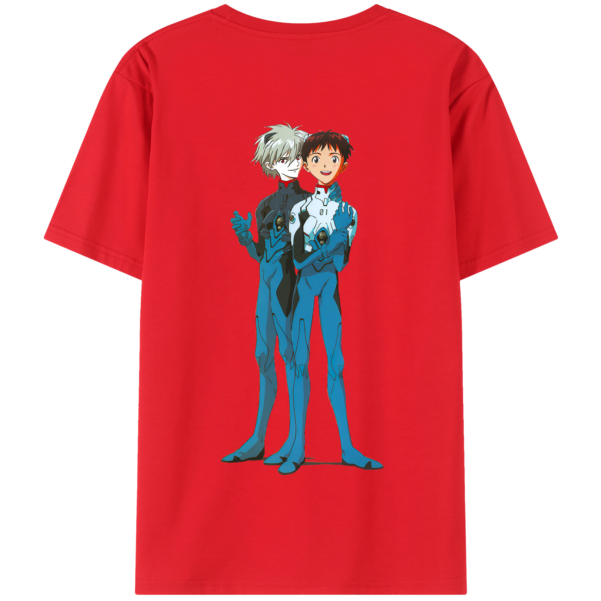 （画像用） EVA 新世紀エヴァンゲリオン 綿100％半袖Tシャツ（背面プリント）