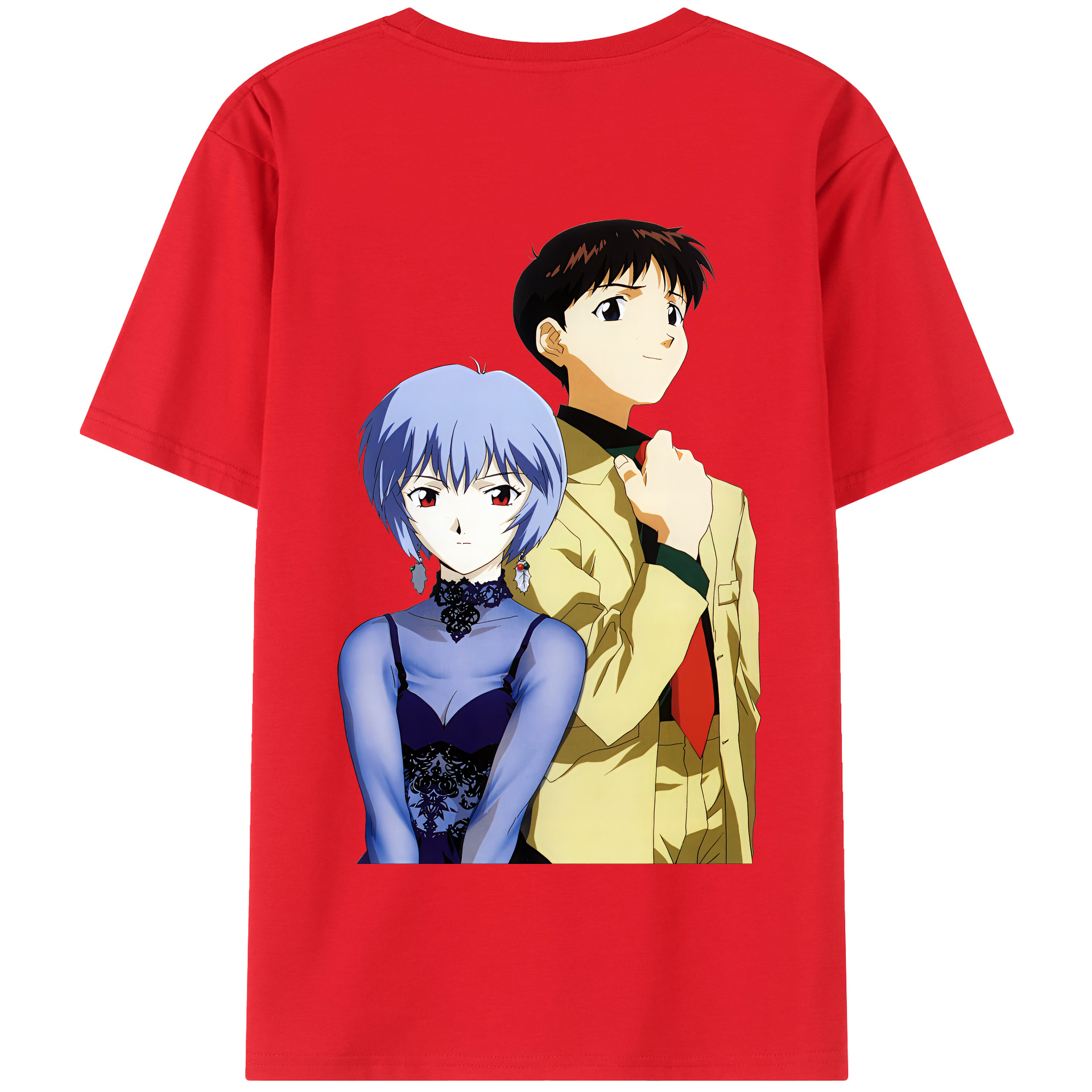 （画像用） EVA 新世紀エヴァンゲリオン 綿100％半袖Tシャツ（背面プリント）