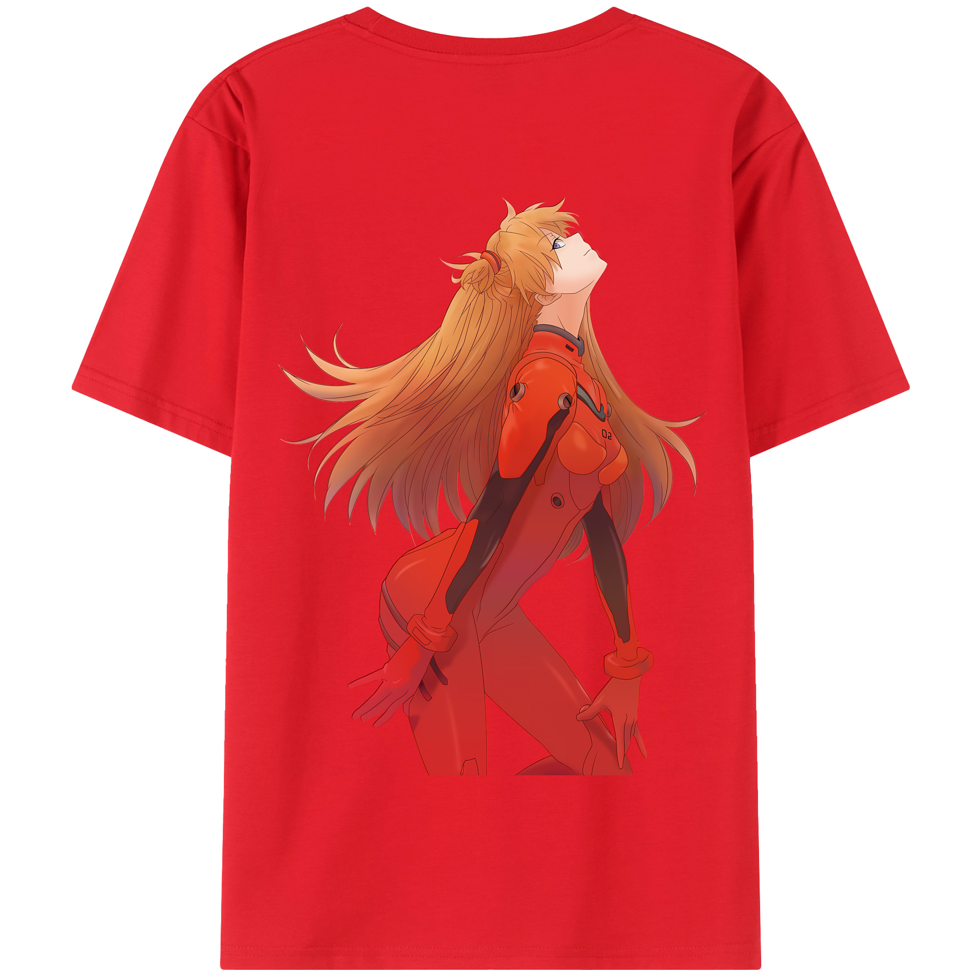 （画像用） EVA 新世紀エヴァンゲリオン 綿100％半袖Tシャツ（背面プリント）