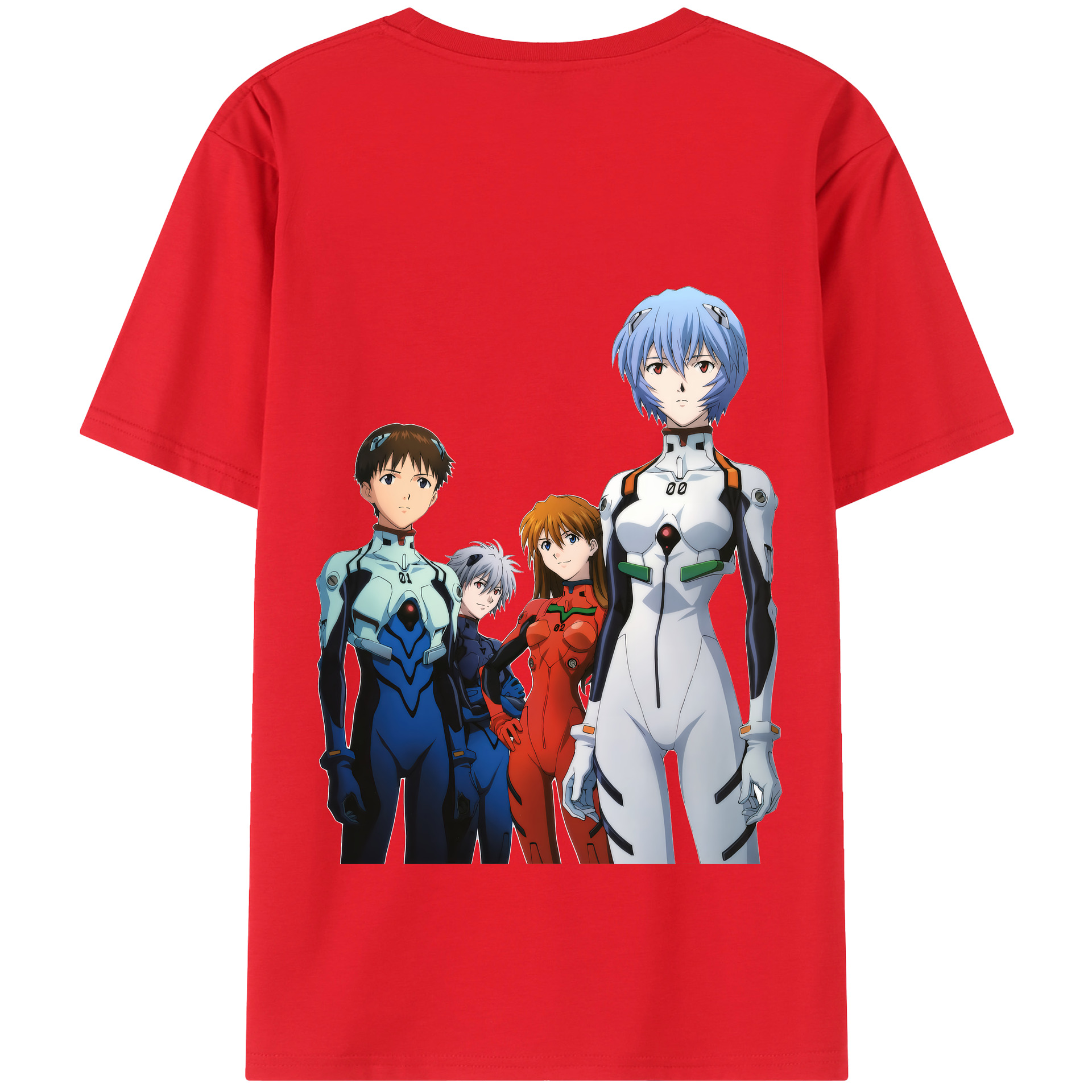 （画像用） EVA 新世紀エヴァンゲリオン 綿100％半袖Tシャツ（背面プリント）