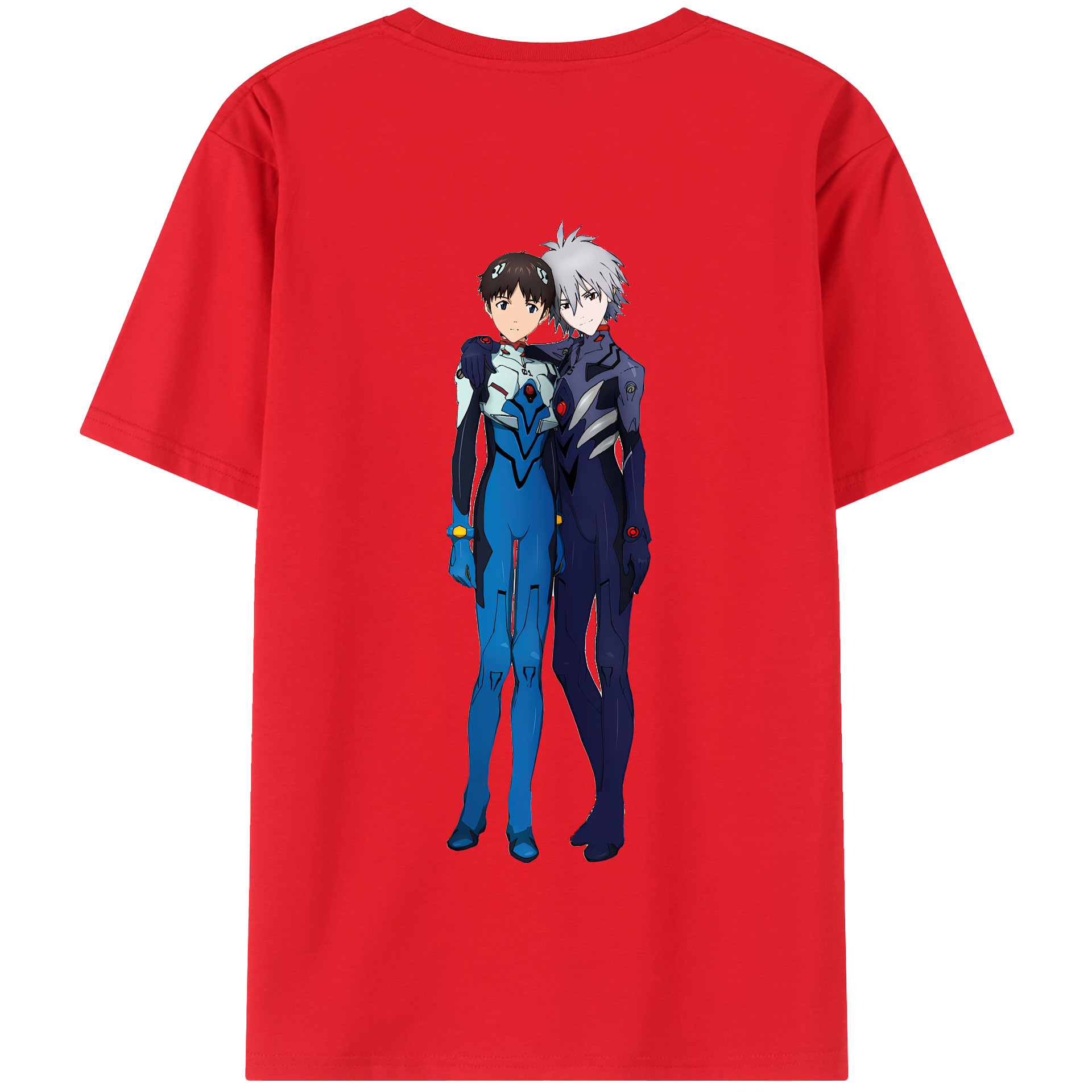 （画像用） EVA 新世紀エヴァンゲリオン 綿100％半袖Tシャツ（背面プリント）