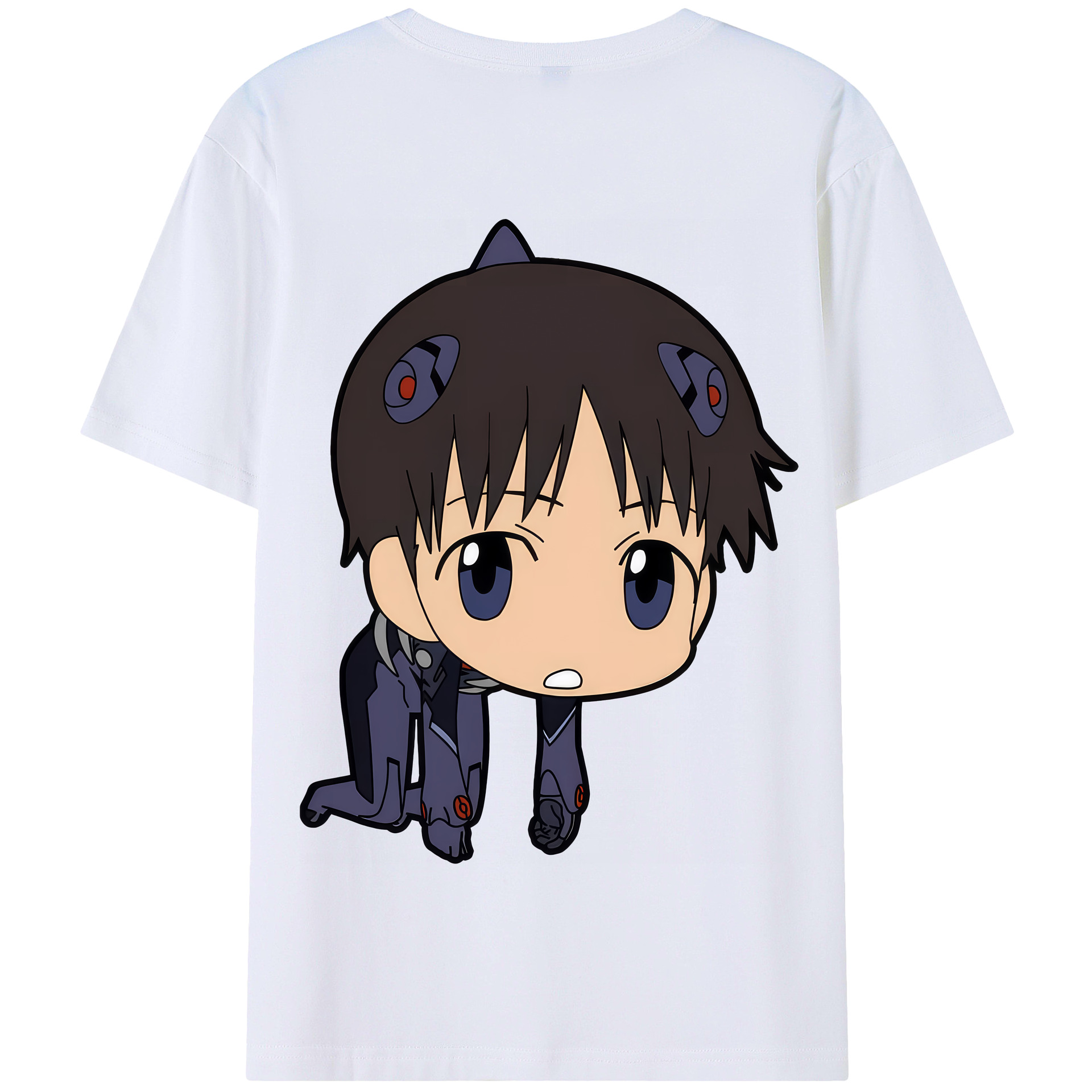 （画像用） EVA 新世紀エヴァンゲリオン 綿100％半袖Tシャツ（背面プリント）