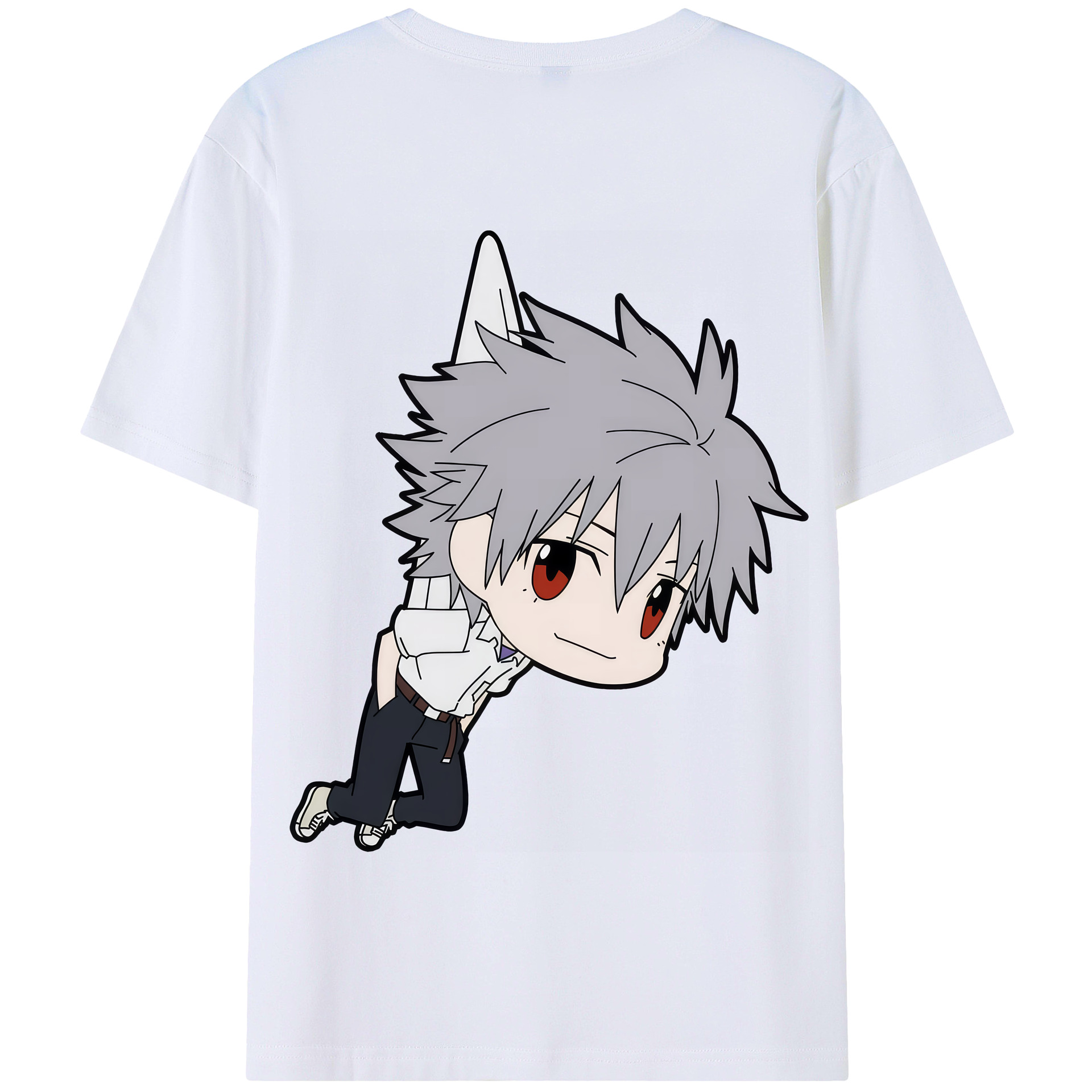 （画像用） EVA 新世紀エヴァンゲリオン 綿100％半袖Tシャツ（背面プリント）