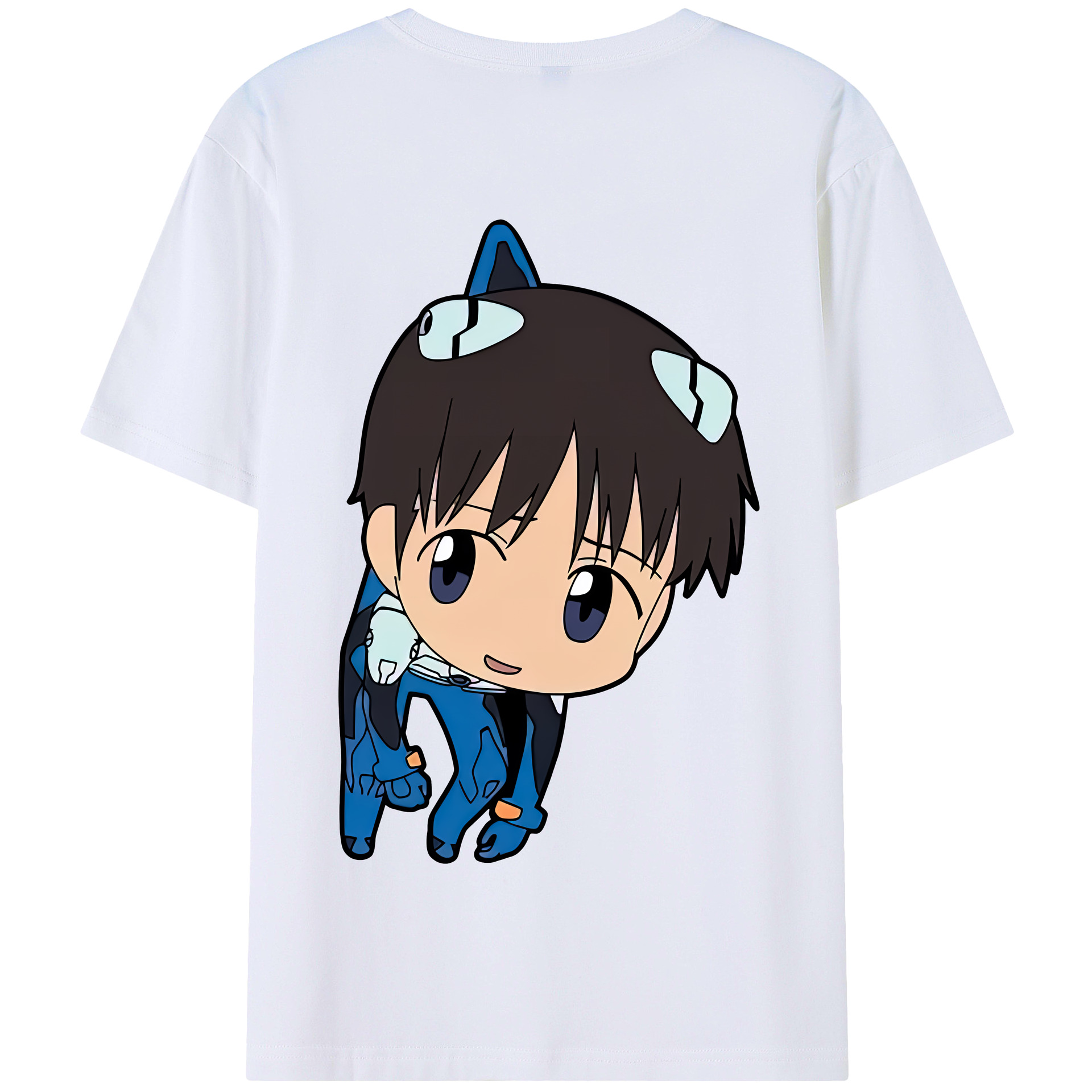 （画像用） EVA 新世紀エヴァンゲリオン 綿100％半袖Tシャツ（背面プリント）