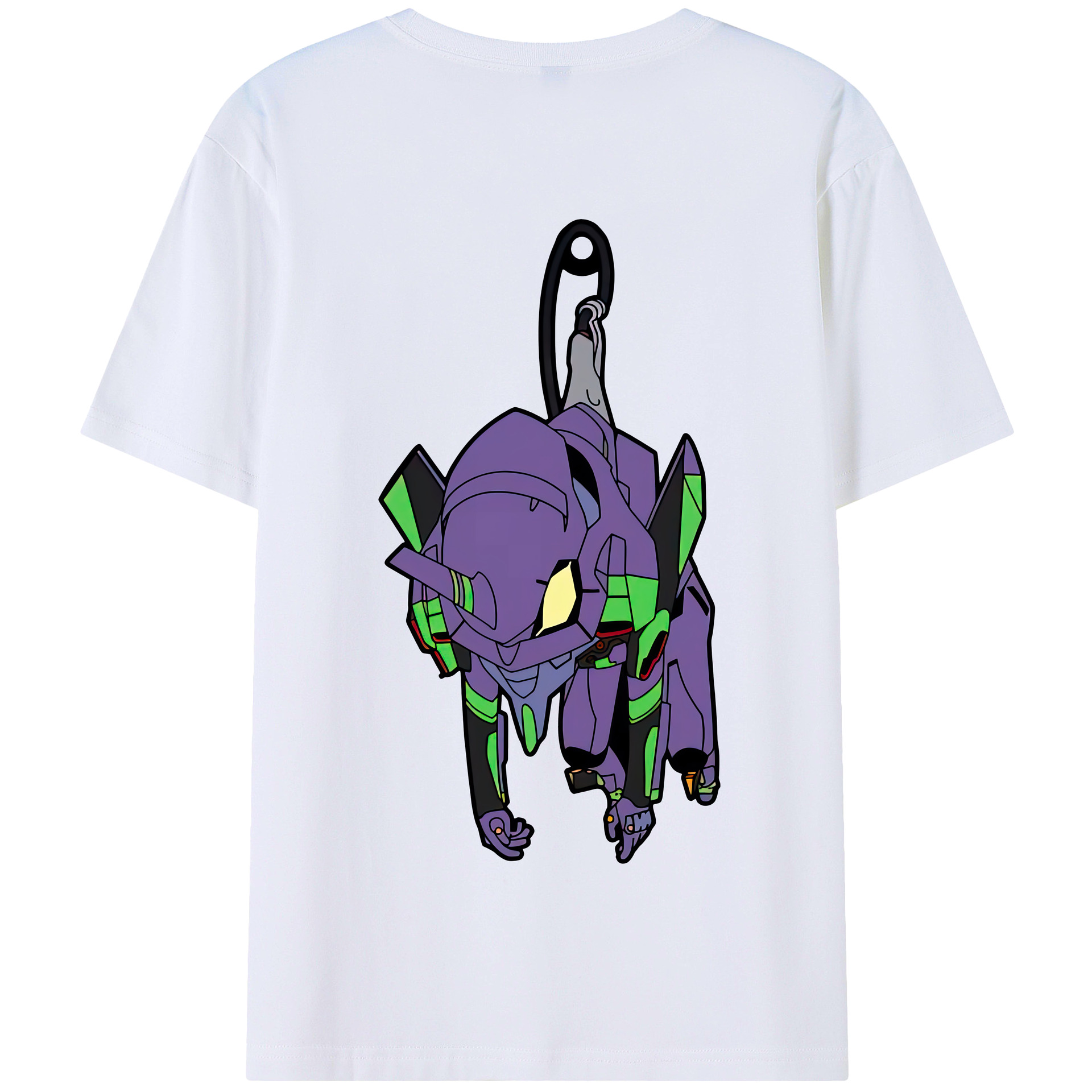 （画像用） EVA 新世紀エヴァンゲリオン 綿100％半袖Tシャツ（背面プリント）