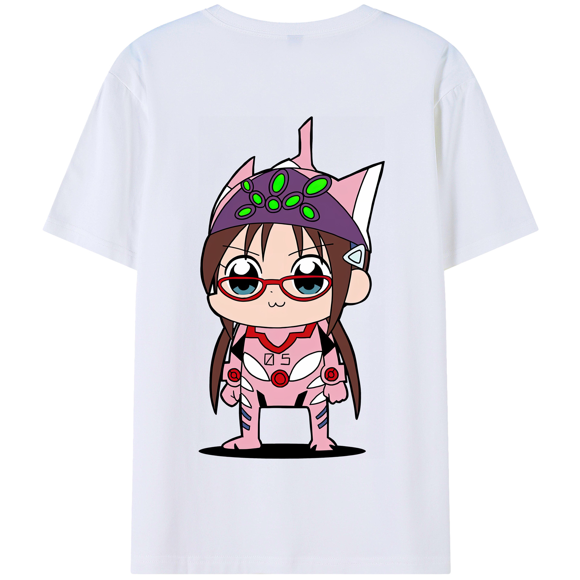 （画像用） EVA 新世紀エヴァンゲリオン 綿100％半袖Tシャツ（背面プリント）