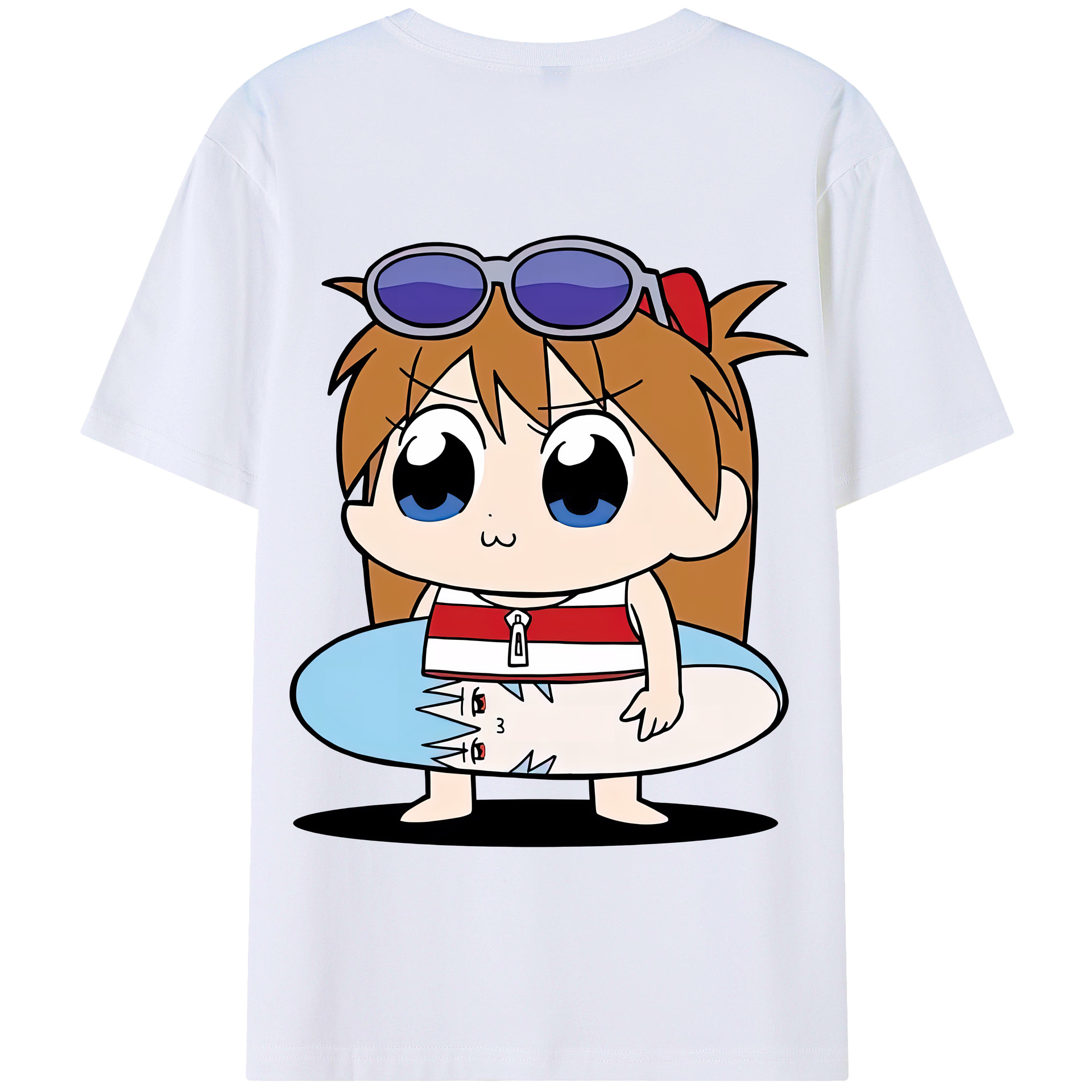 （画像用） EVA 新世紀エヴァンゲリオン 綿100％半袖Tシャツ（背面プリント）